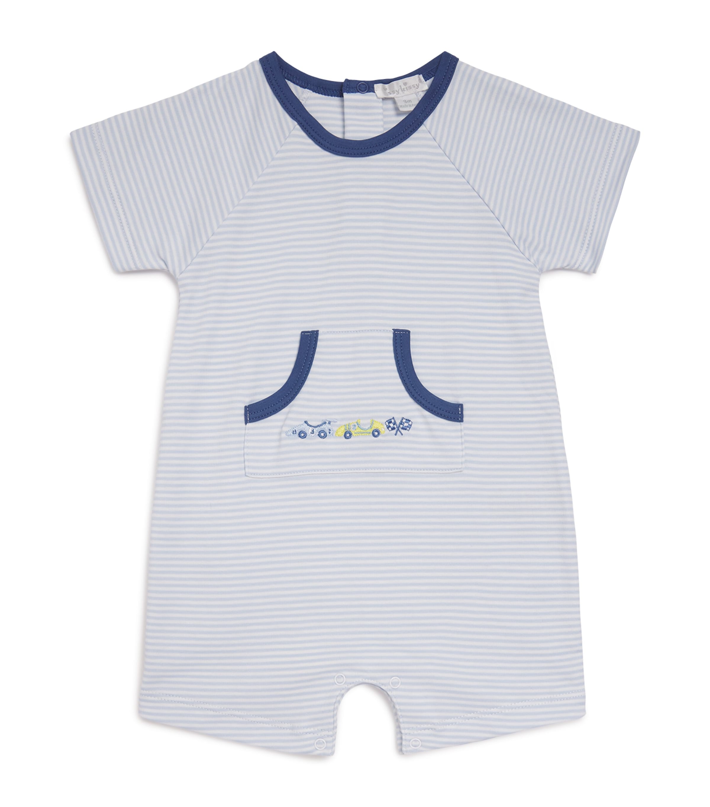 Pima Cotton Sizzling Speedway Playsuit (9 Months)