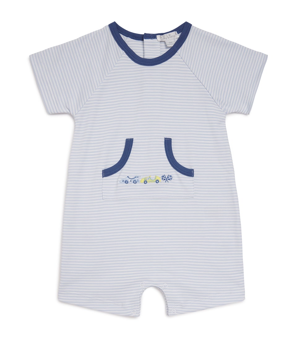 Pima Cotton Sizzling Speedway Playsuit (9 Months)
