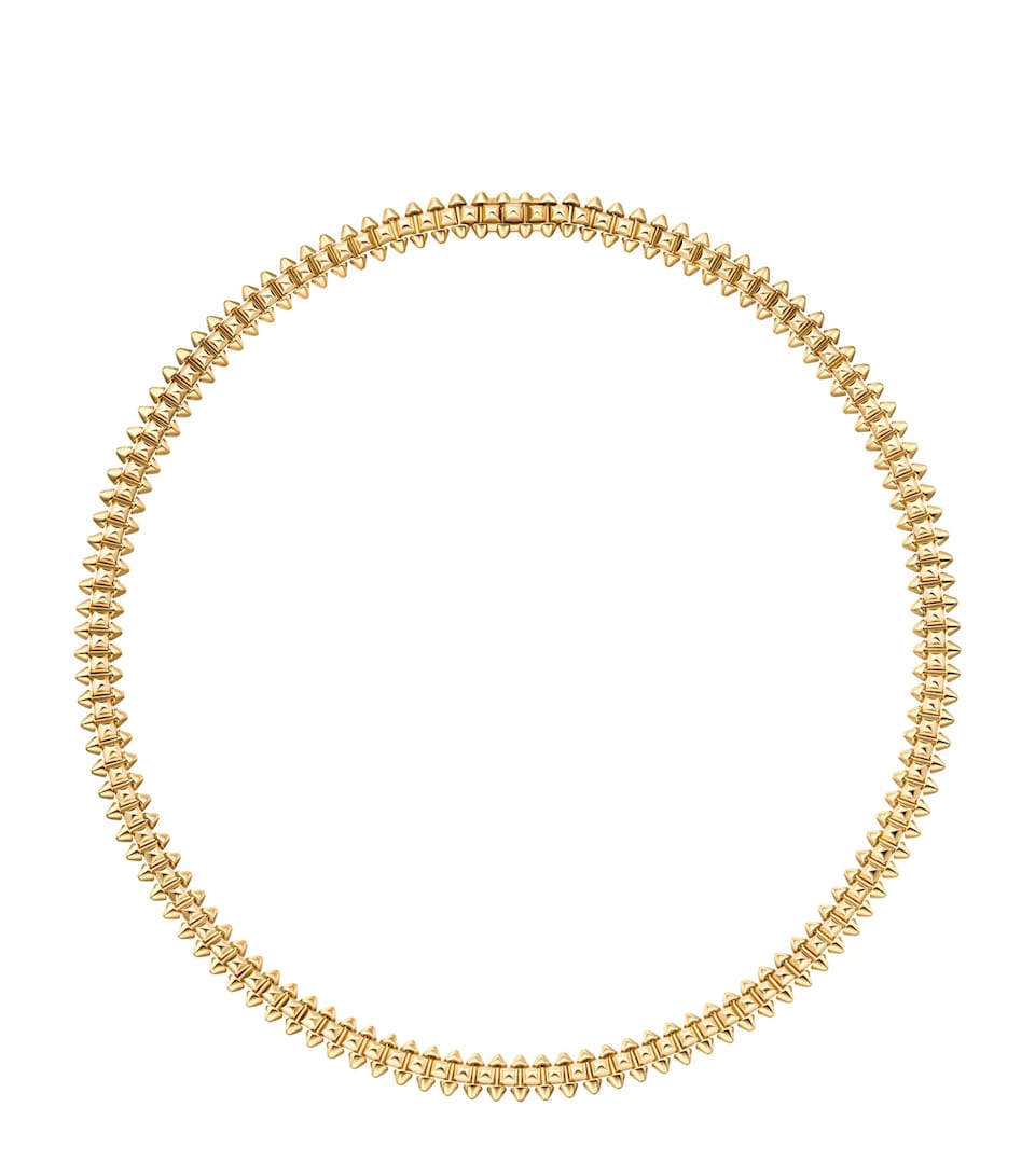 Flexible Small Yellow Gold Clash de Cartier Necklace (Size 35)