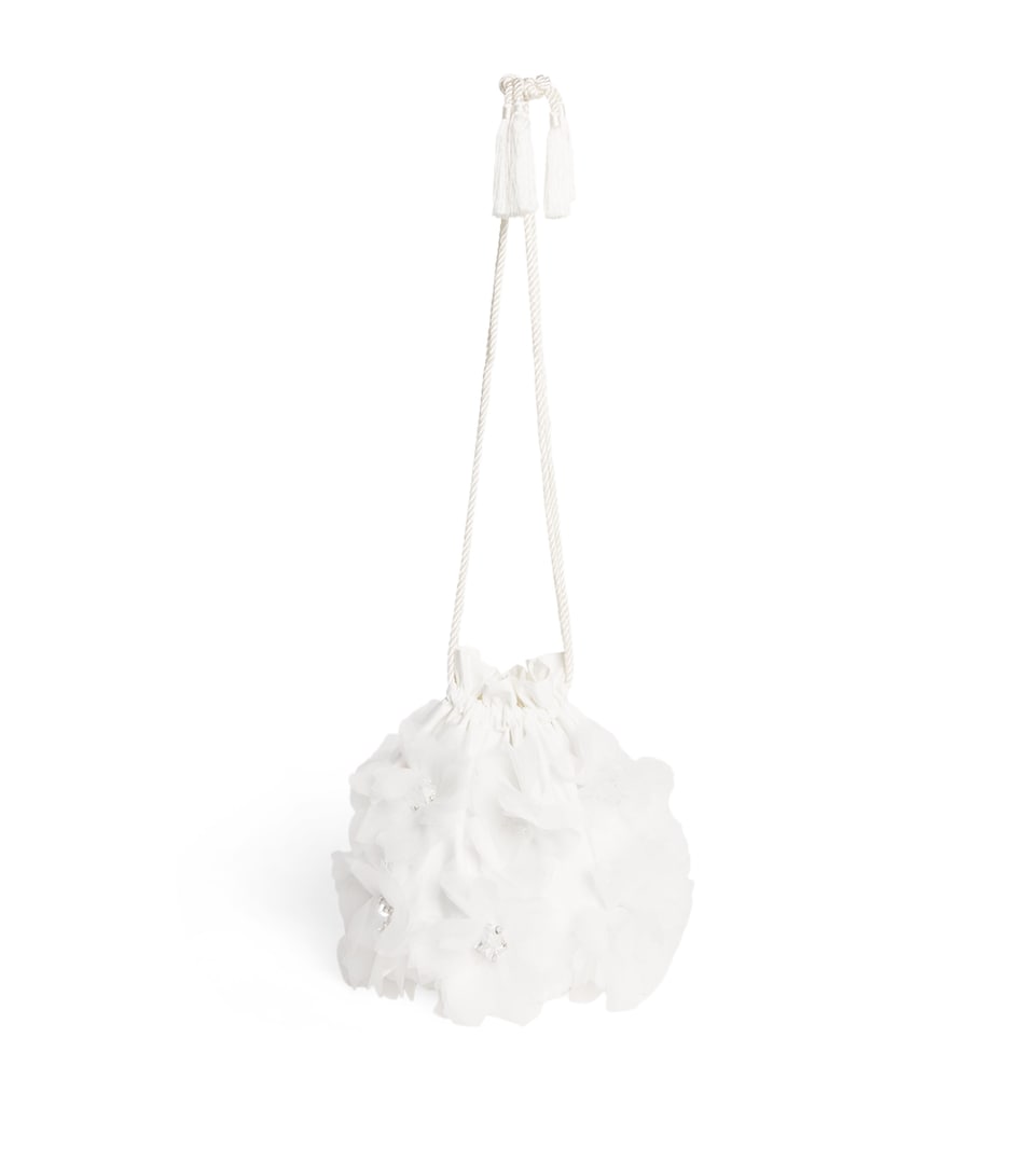 Embellished Camellia Bag