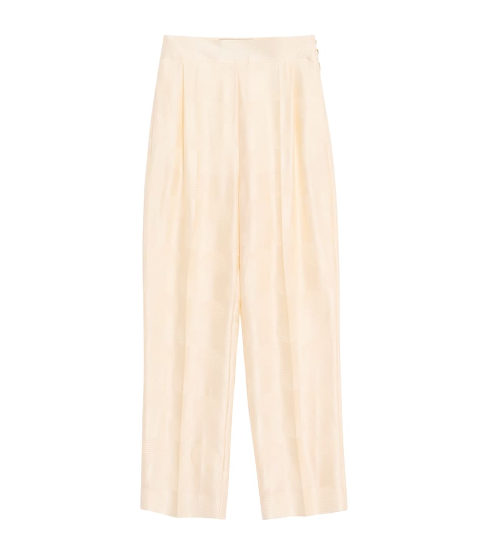 Valentino Womens Silk Trousers