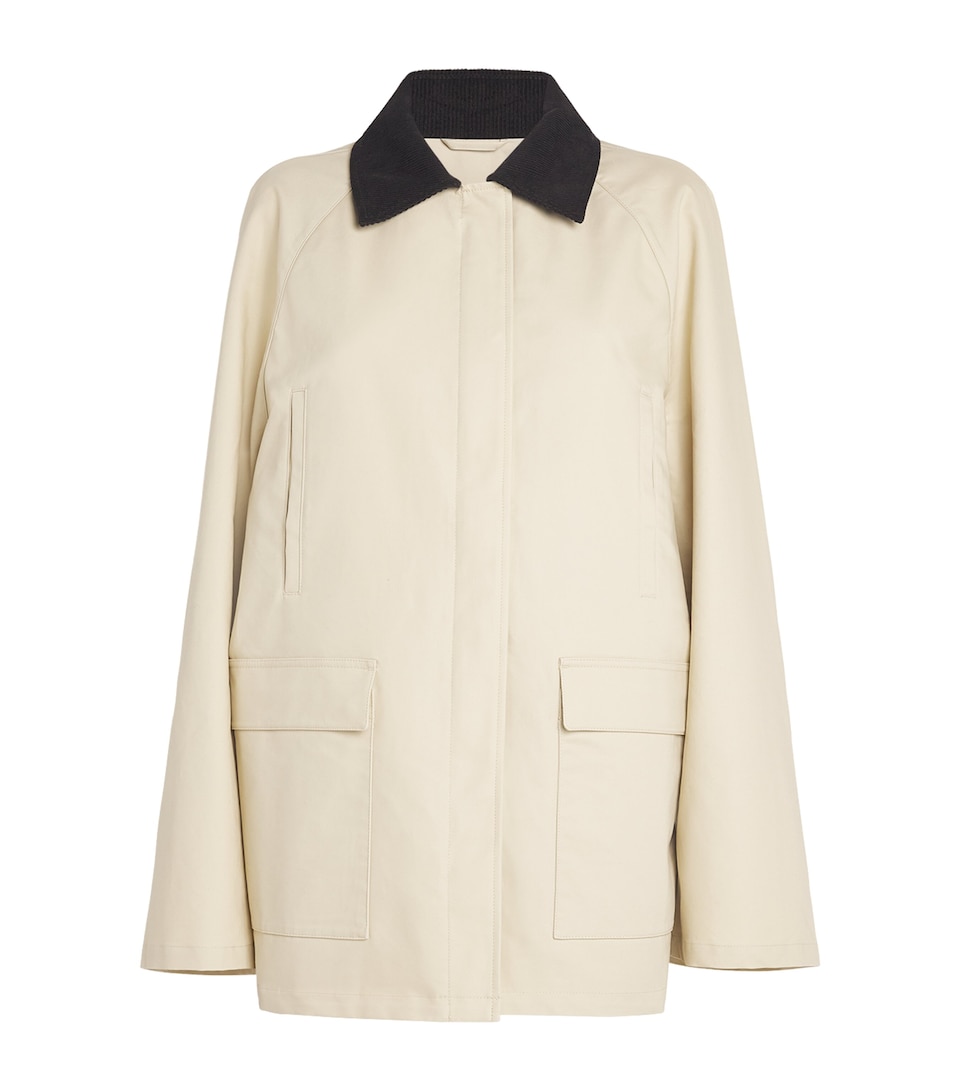 Corduroy-Collar Summer Country Jacket
