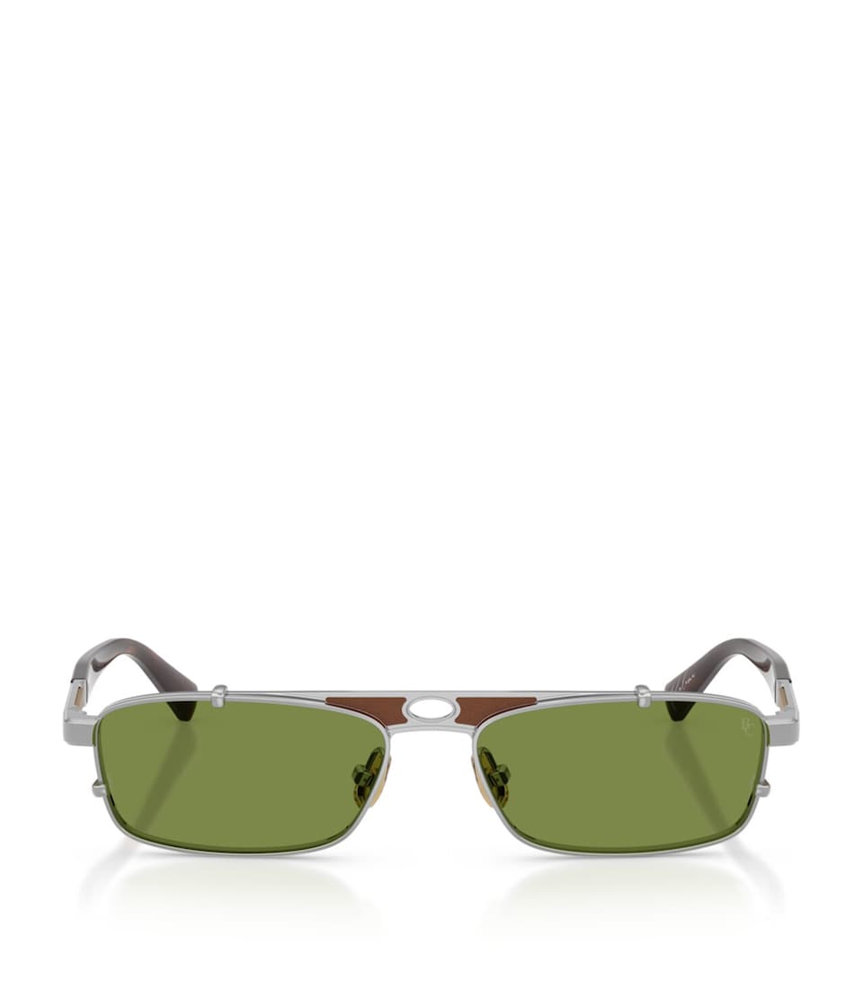 Titanium Rectangular Paloma Sunglasses
