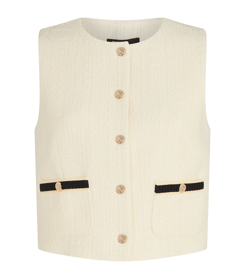Tweed Sleeveless Top