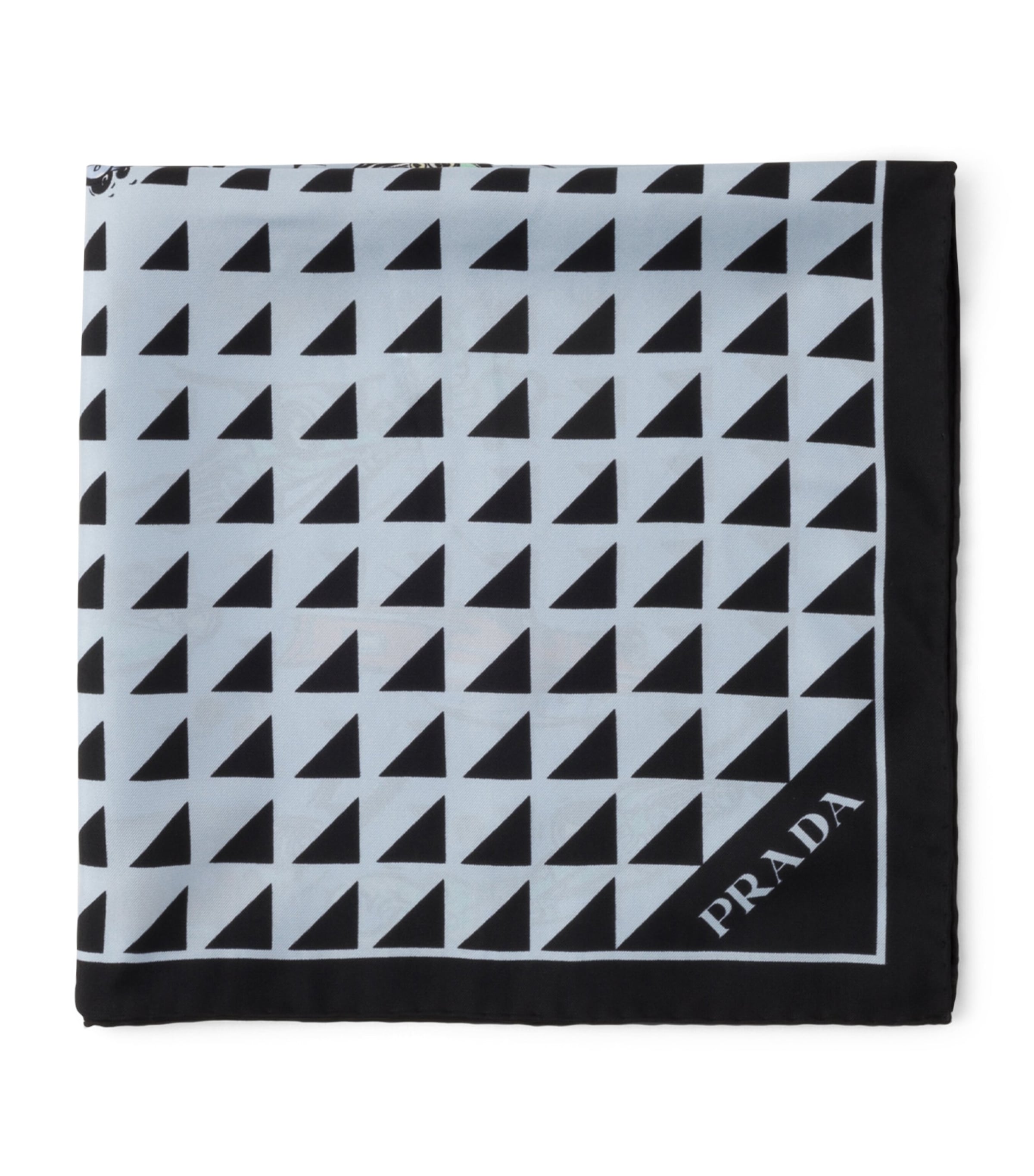 Silk Twill Car-Print Scarf