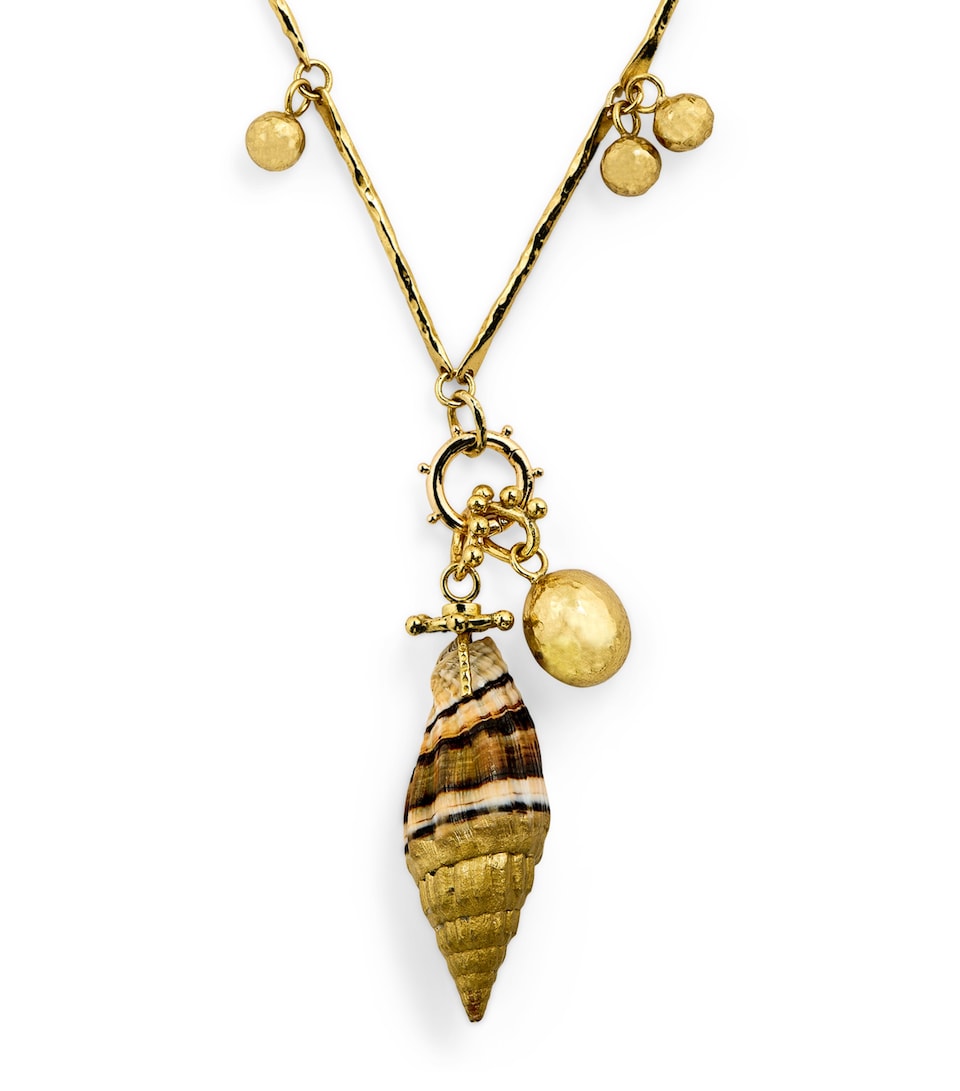 Livia Seashell Charm Necklace