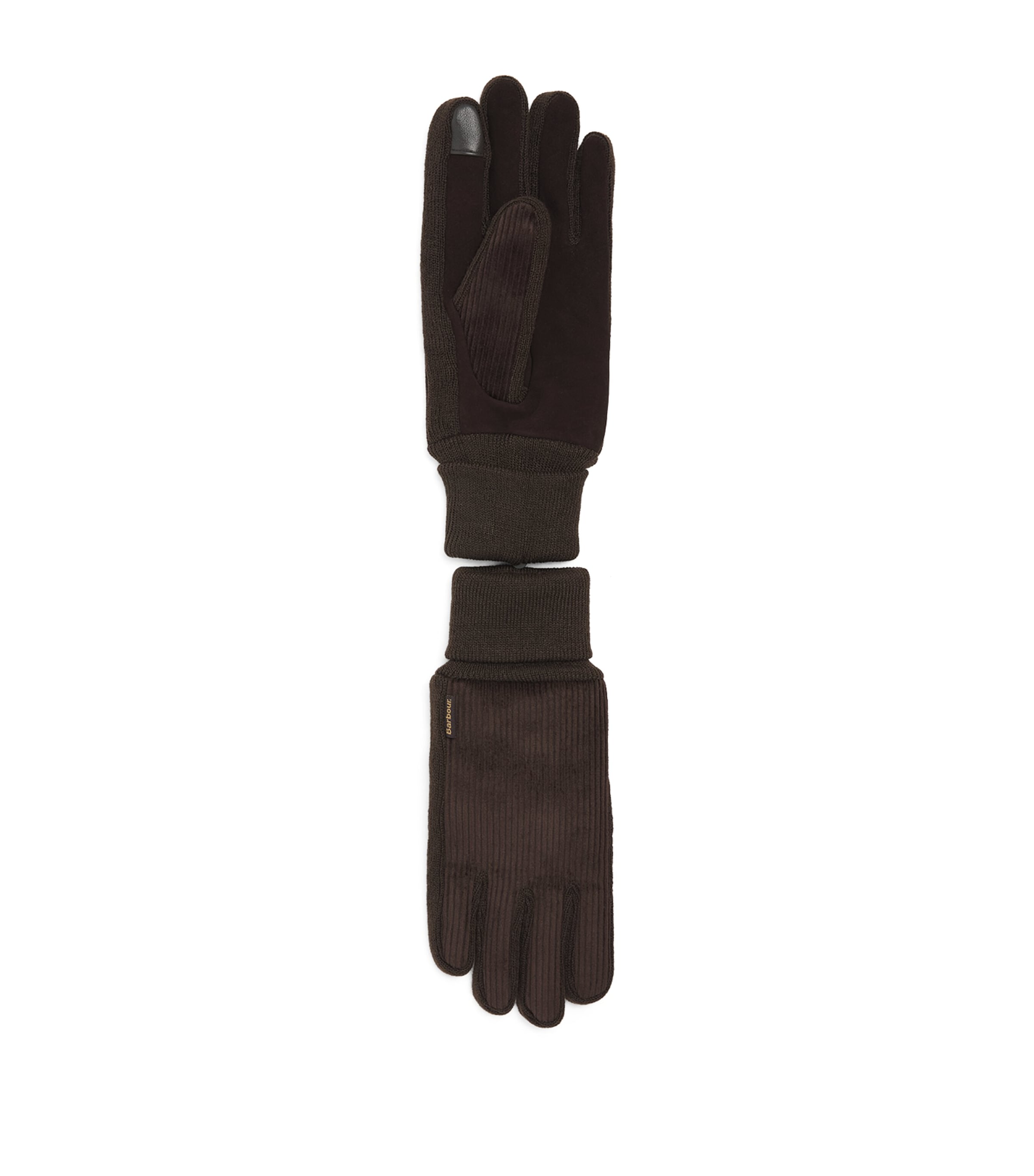 Barbour Knitted Magnus Gloves Brown