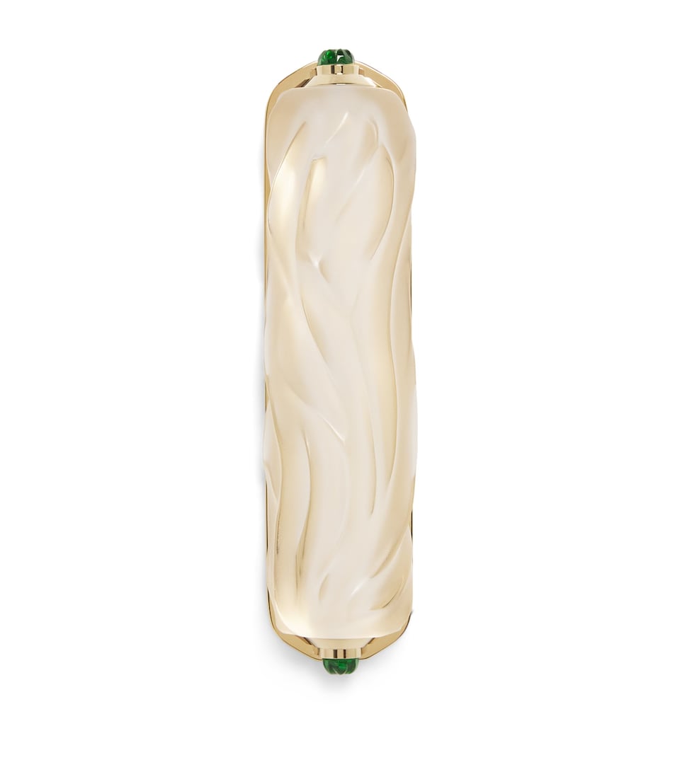Lalique x Irma Orenstein Crystal Mezuzah Statue Incolore