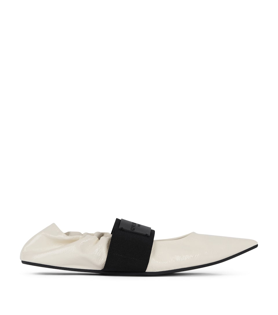 Givenchy Leather Crush Ballet Flats
