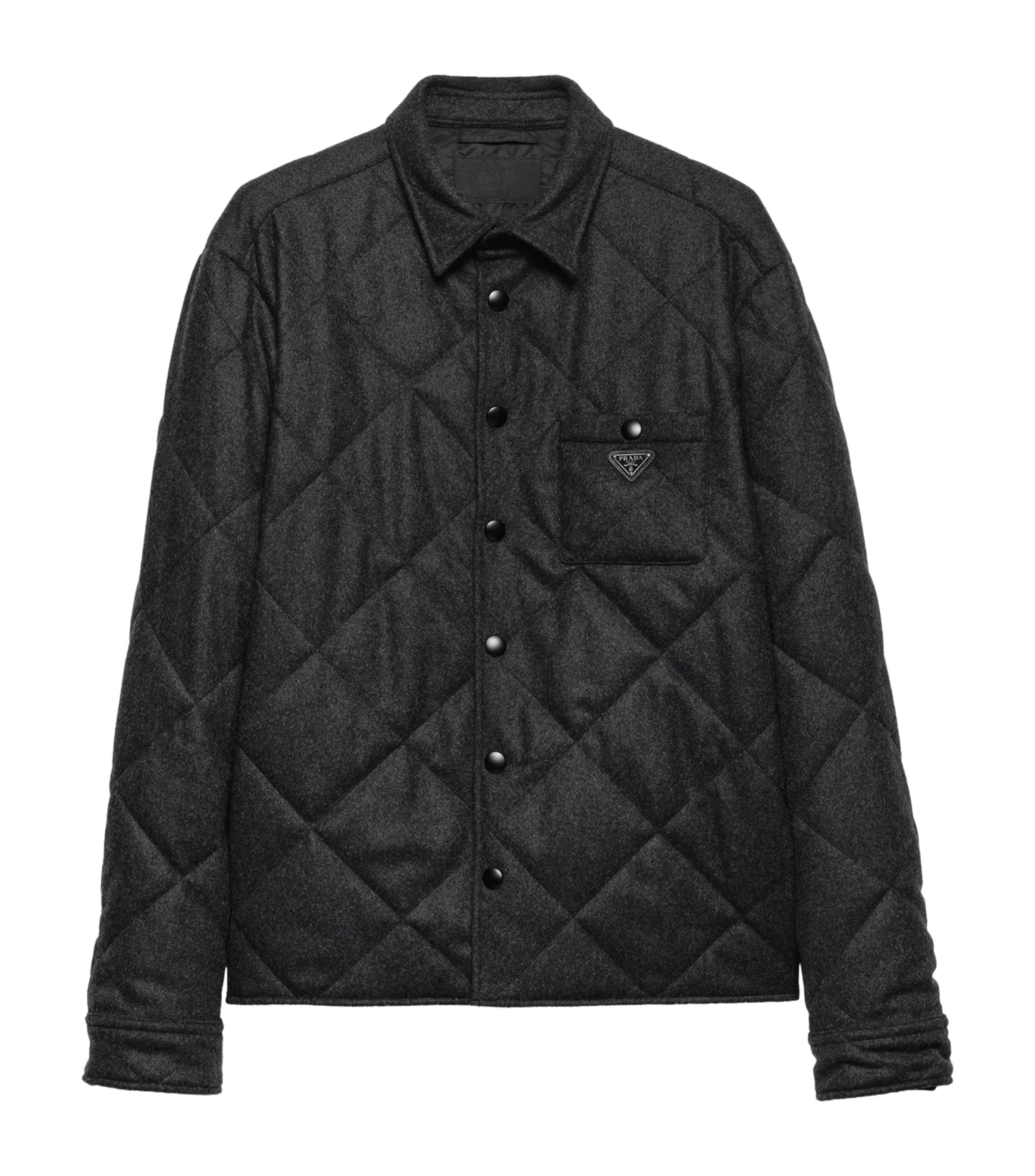 Cashmere Padded Overshirt