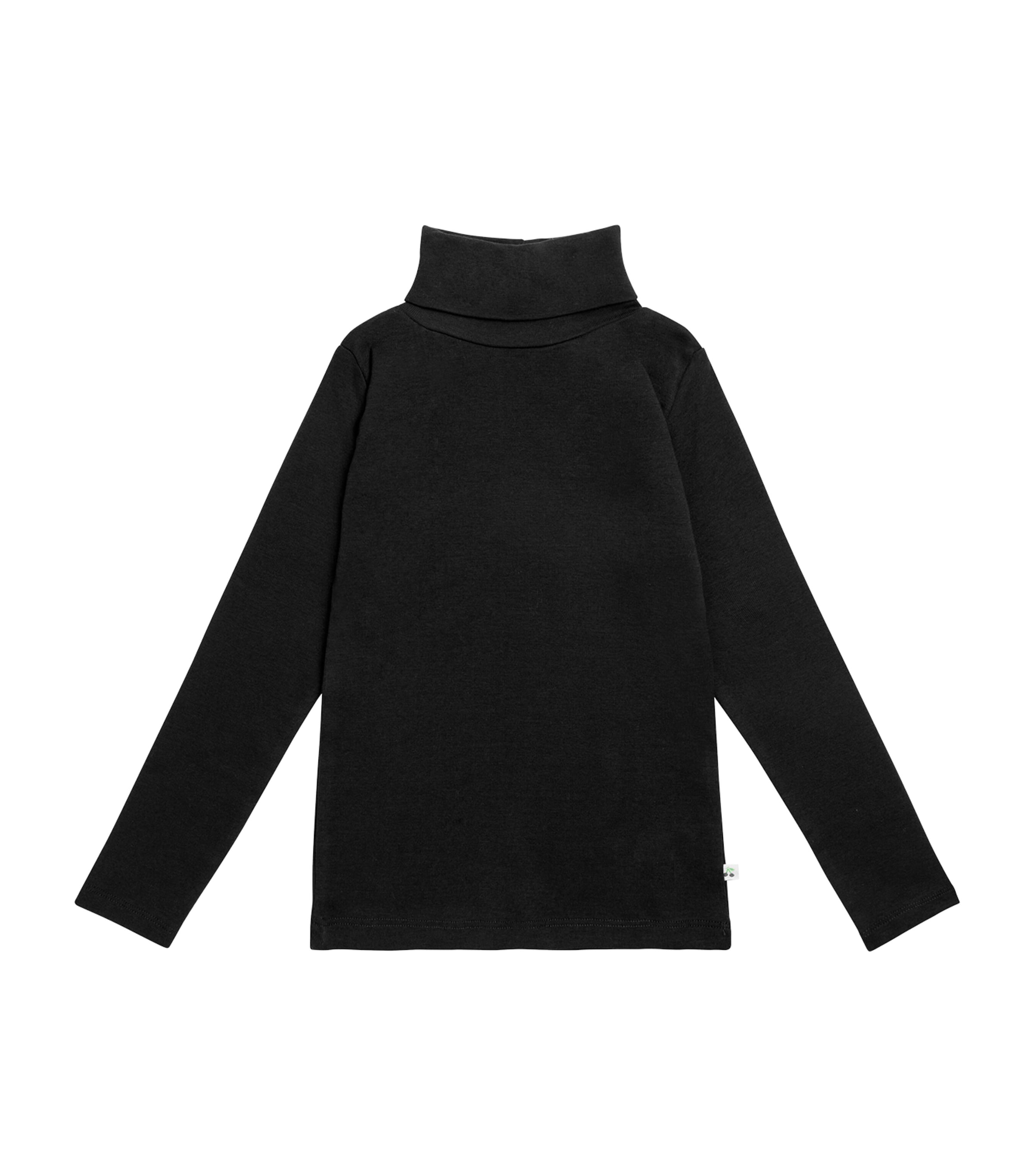 Bonpoint Organic Cotton Rollneck Sweater (10-12 Years) Noir