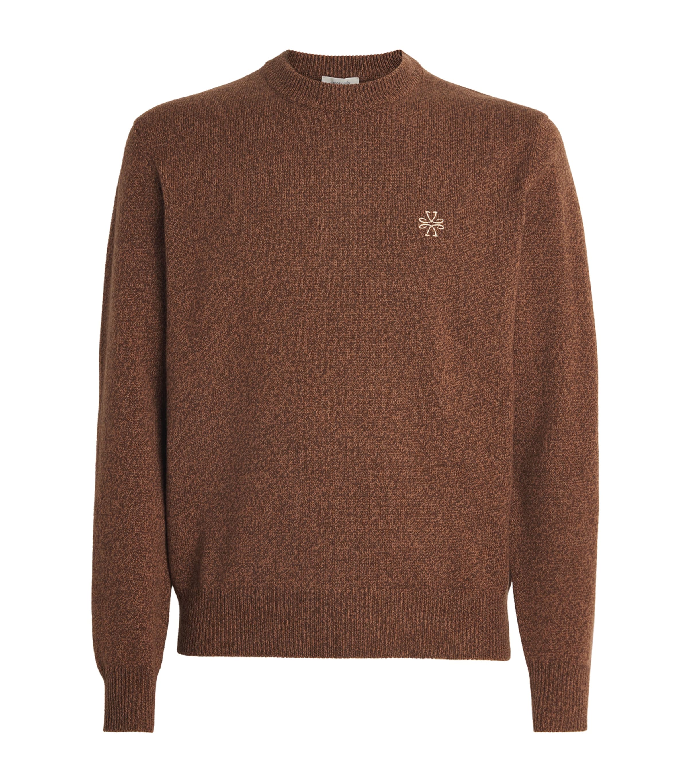Wool-Cashmere Monogram Sweater
