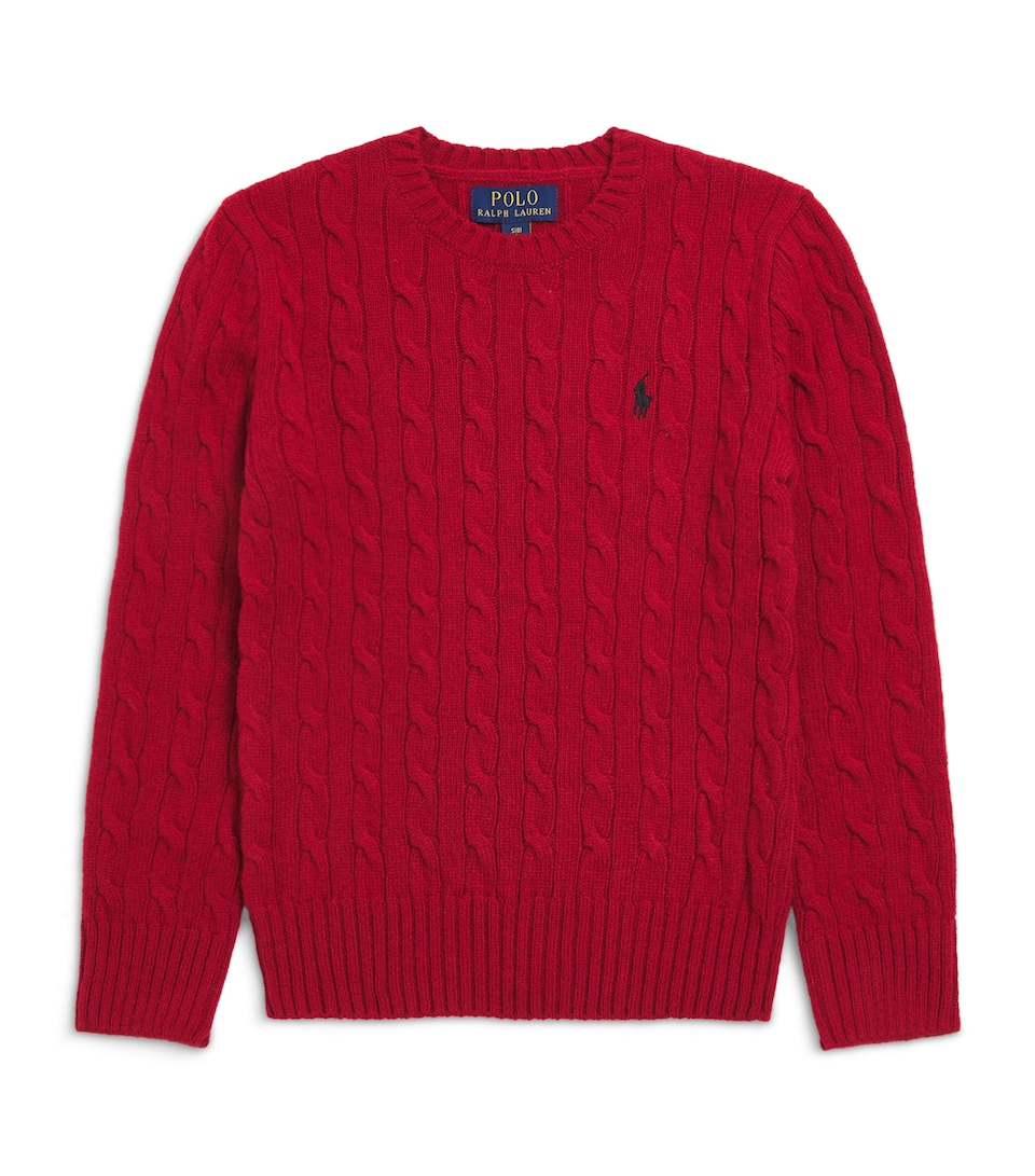 Ralph Lauren Kids Cotton Cable-Knit Sweater (6-14 Years) Fireside