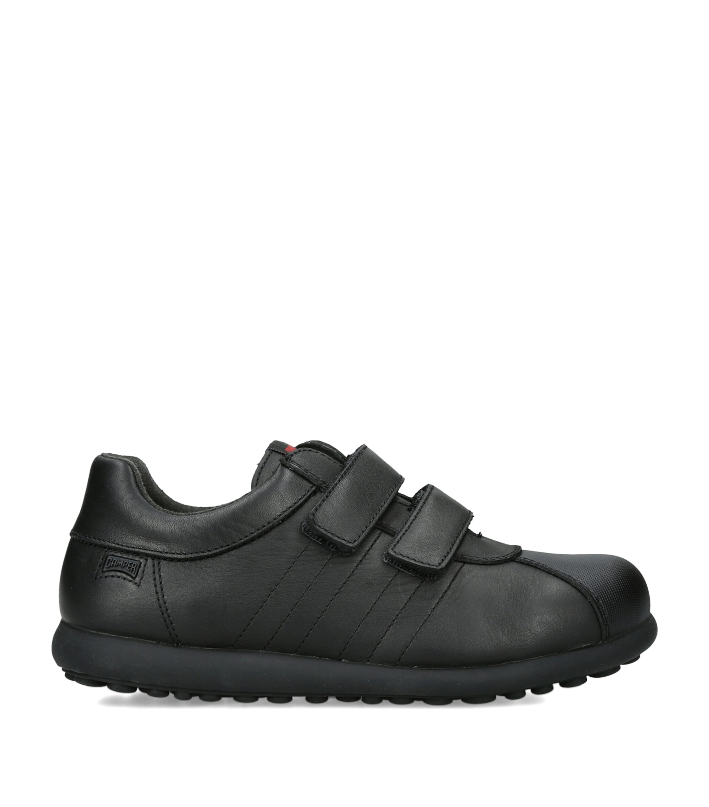 Camper Pelotas Ariel Velcro School Shoes Black