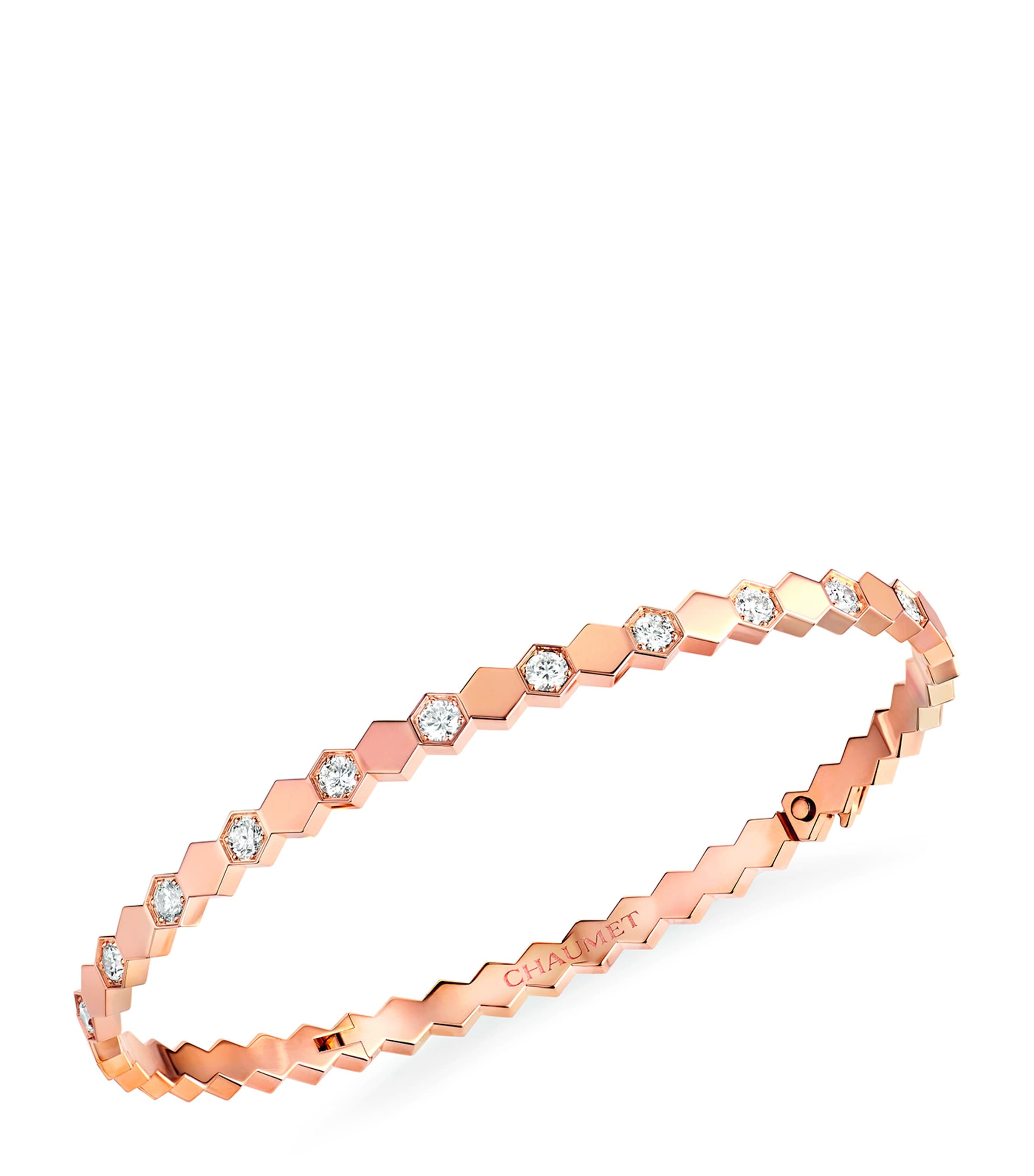 Pink Gold and Diamond Bee de Chaumet Bracelet
