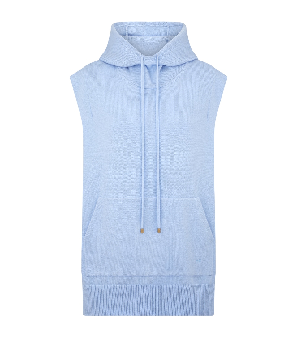 TOM FORD Womens Stretch-Cashmere Sleeveless Hoodie Ubf