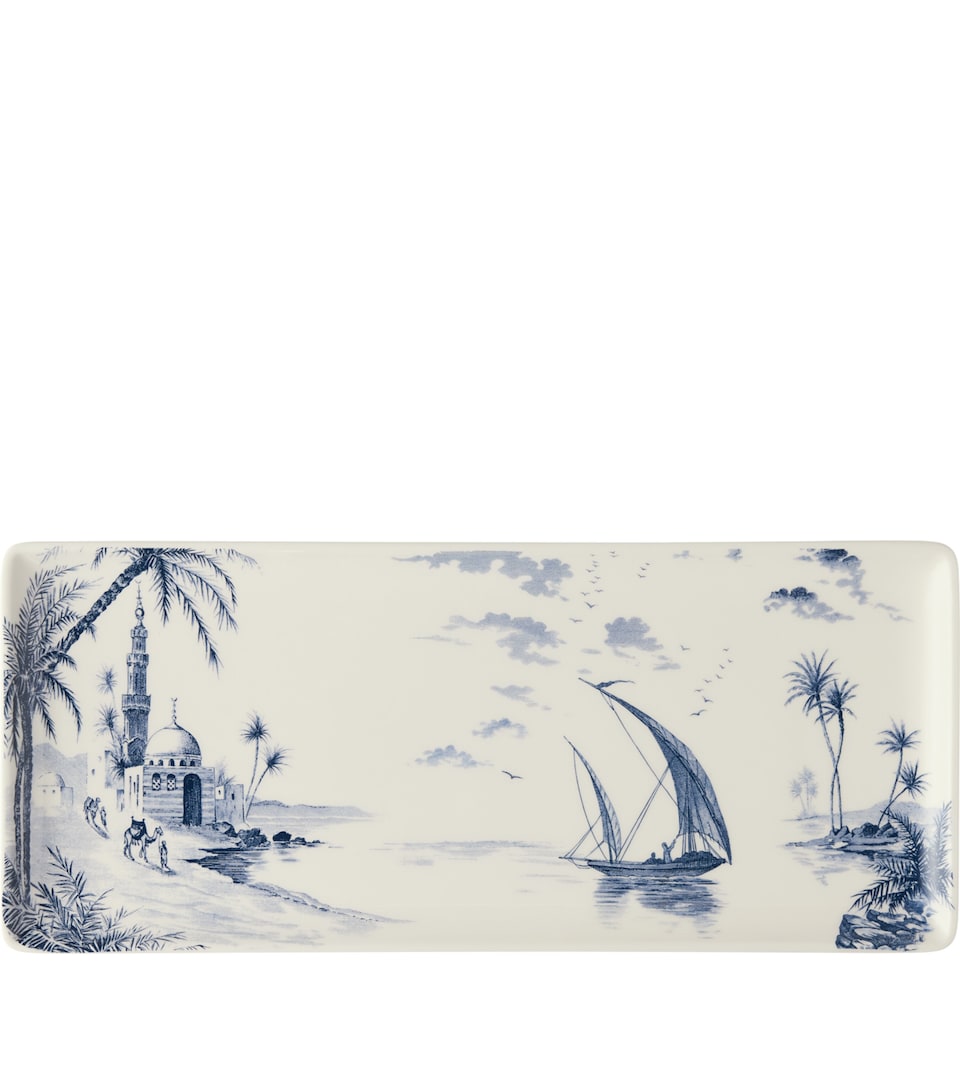 Ceramic Dépareillé Oblong Serving Platter (15.5cm x 36cm)