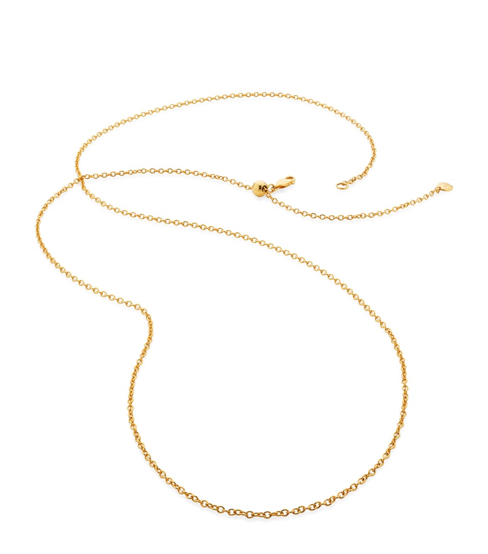 Monica Vinader Gold Vermeil Rolo Chain Necklace Gold