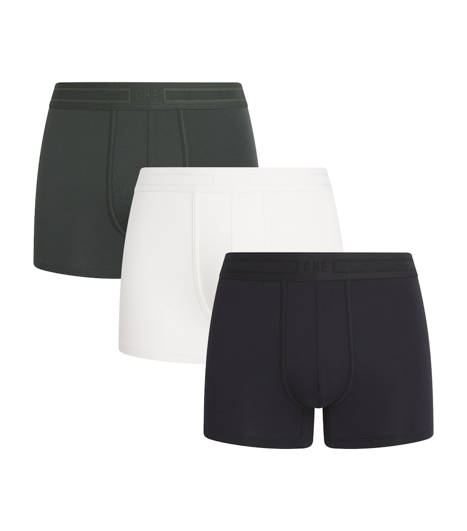 Logo-Waist Trunks (Pack of 3)