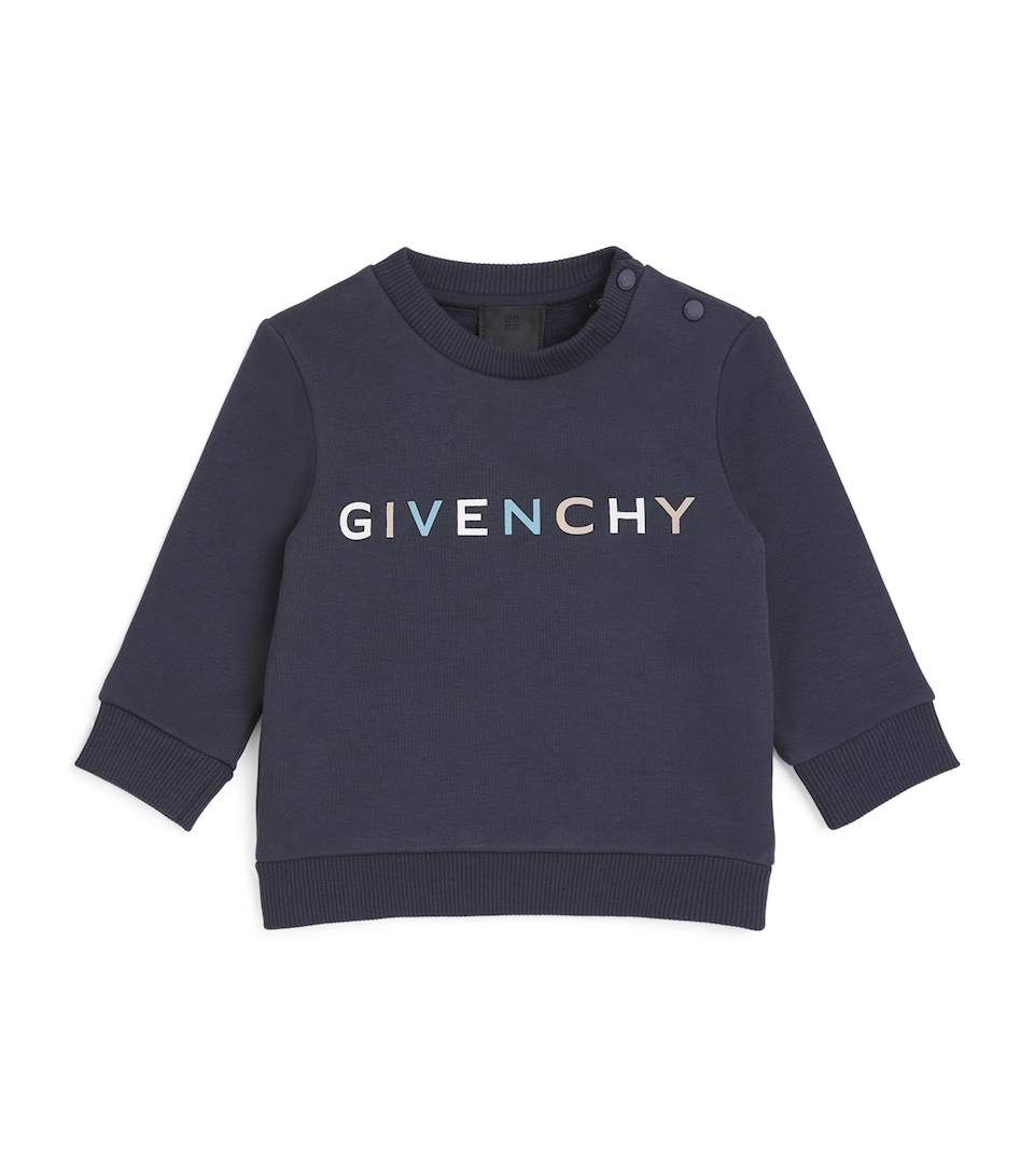 Cotton-Blend Multi-Tone Logo Sweatshirt (6-36 Months)