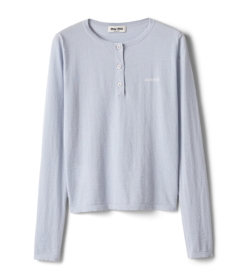 Cashmere Henley T-Shirt
