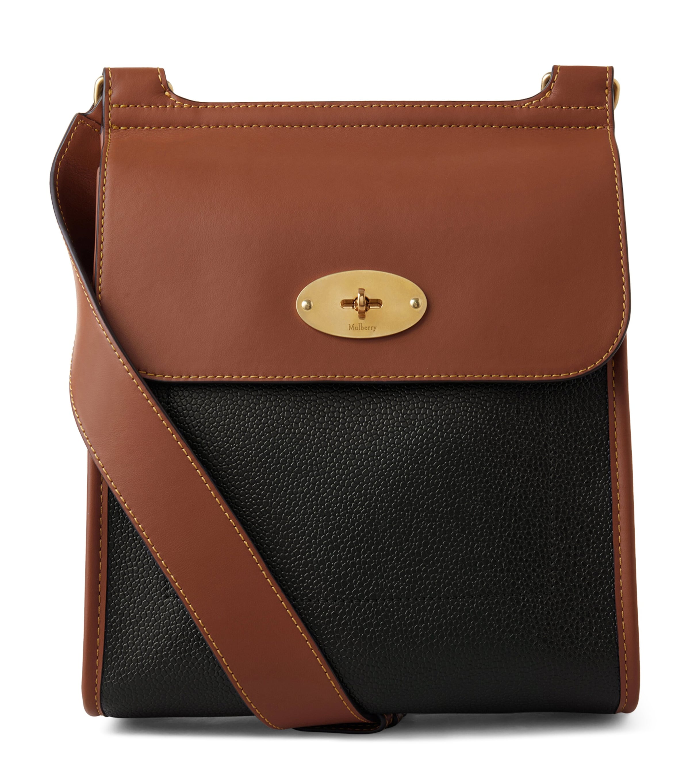 Mulberry Small Leather Antony Cross-Body Bag | Harrods US