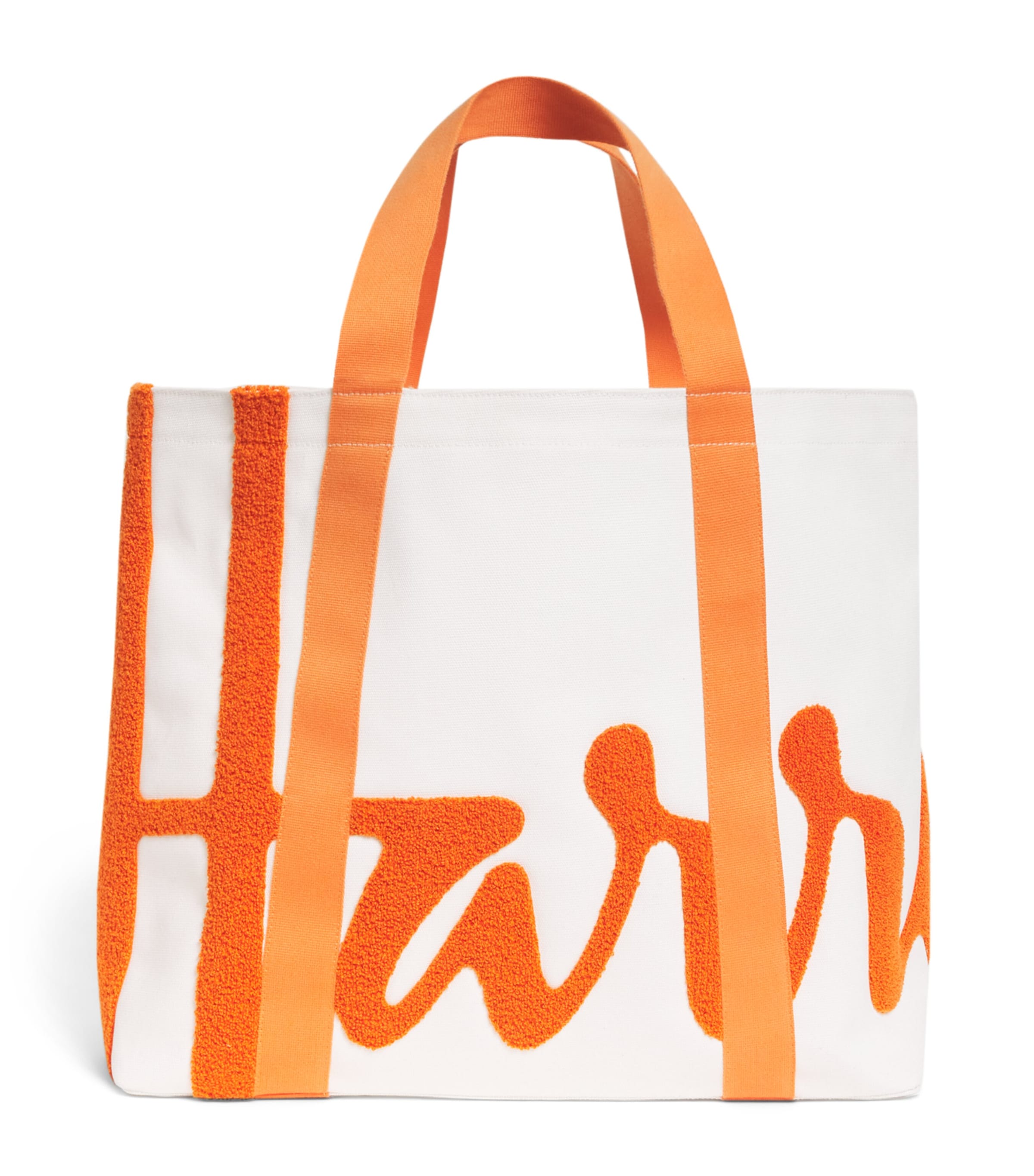 Large Cotton Logo Tote Bag