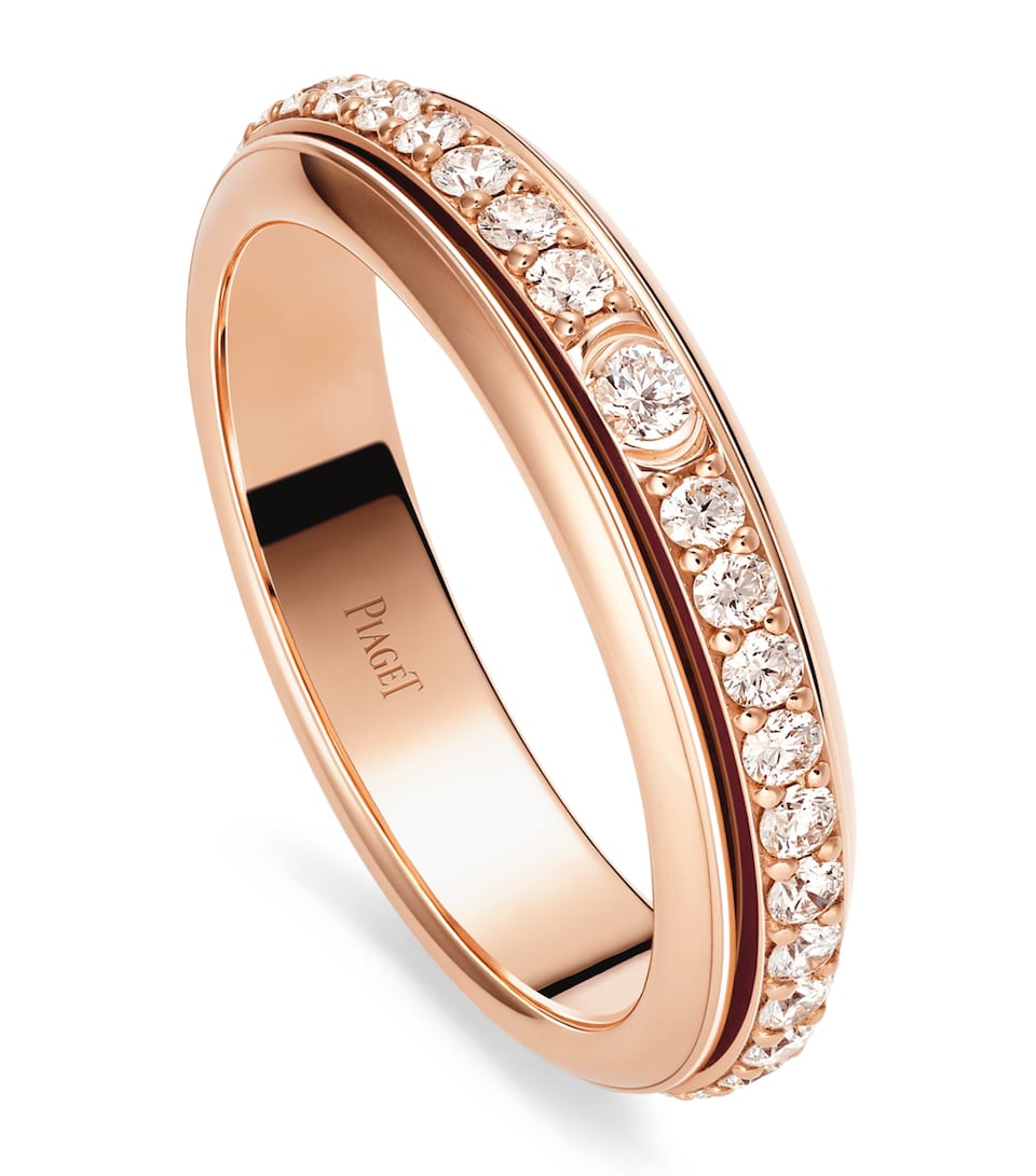 Rose Gold and Diamond Possession Ring