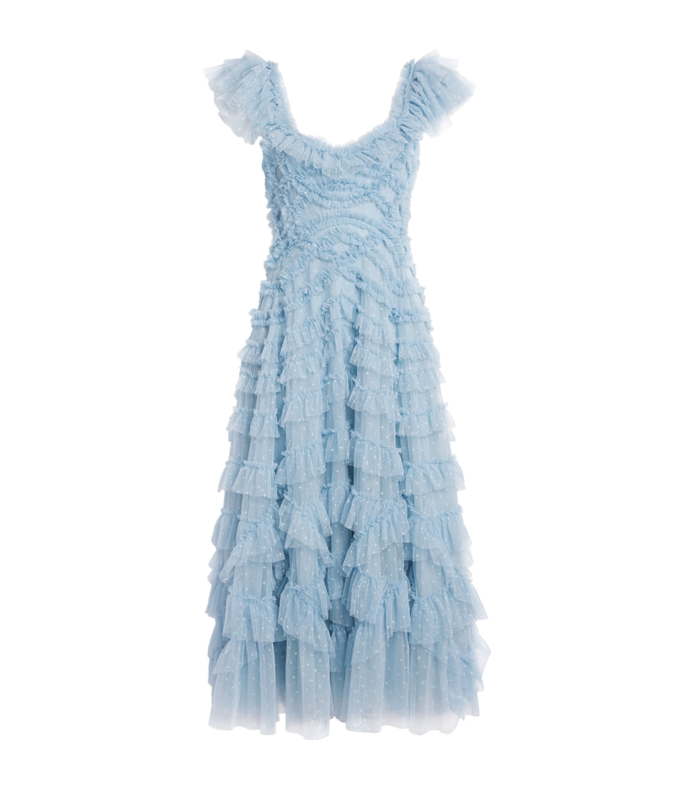 Needle & Thread Womens Tulle Lola Ballerina Gown Aqa Aqua