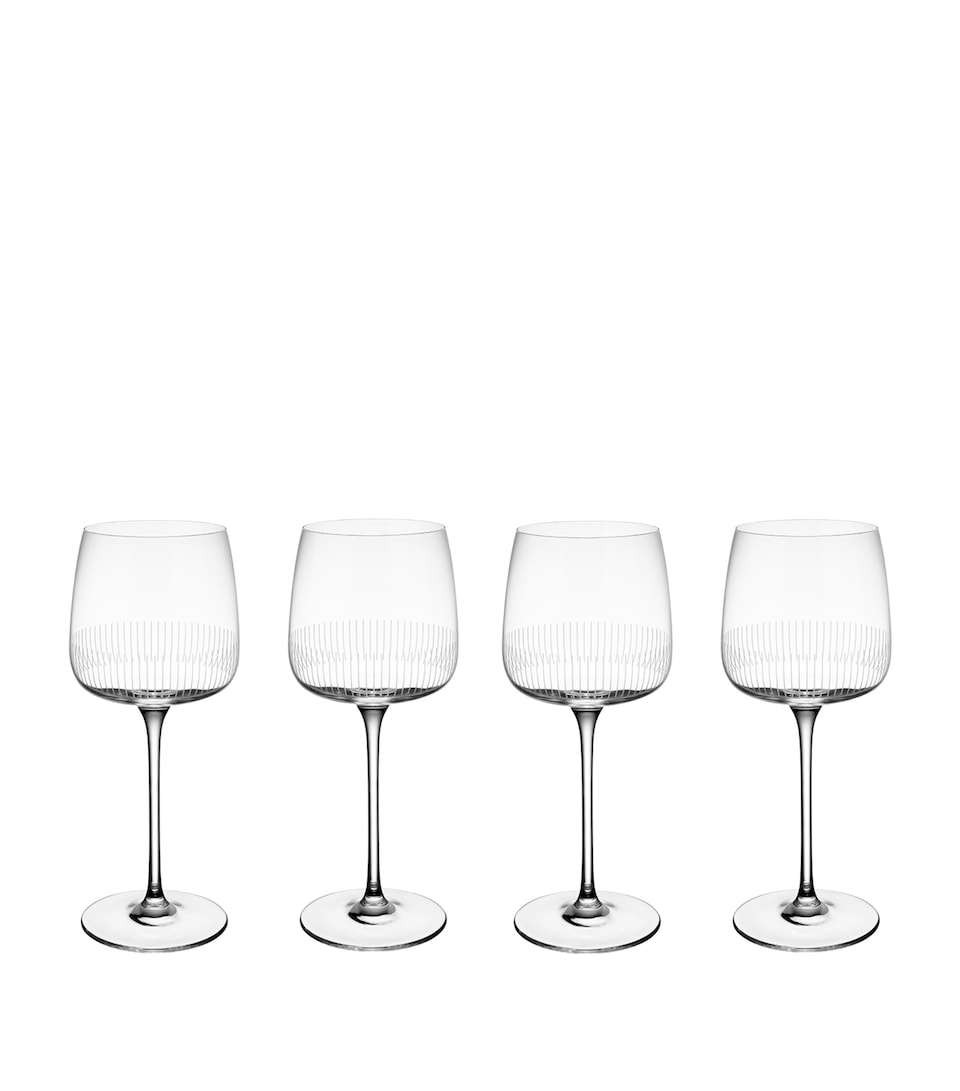Set of 4 Crystal Afina Red Wine Glasses (200ml)