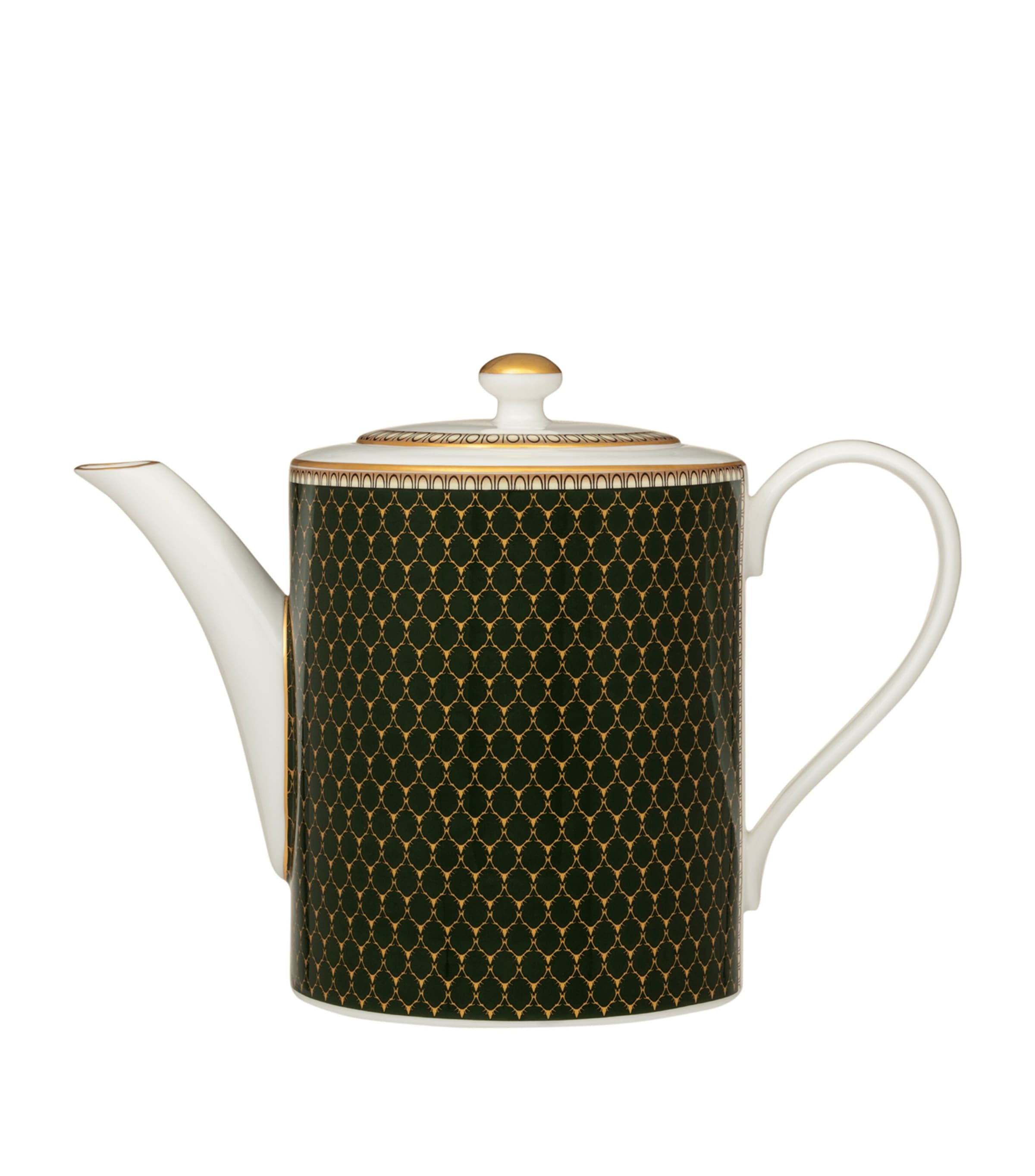 Halcyon Days Antler Trellis Teapot (1L) Green