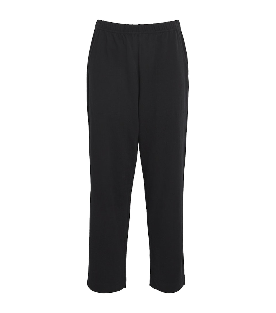 Cotton Straight Trousers