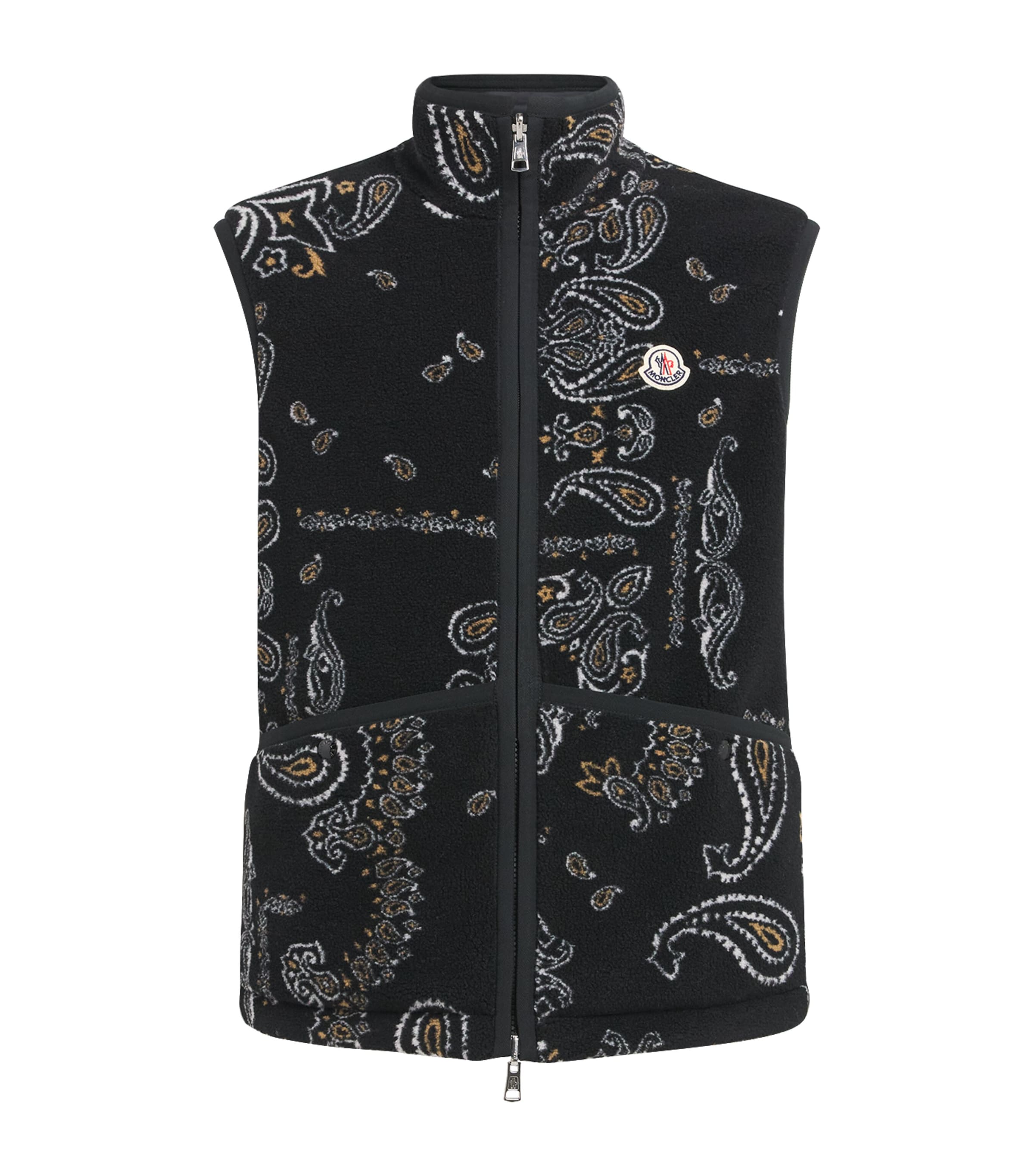 Moncler Mens Padded Reversible Paisley Gilet