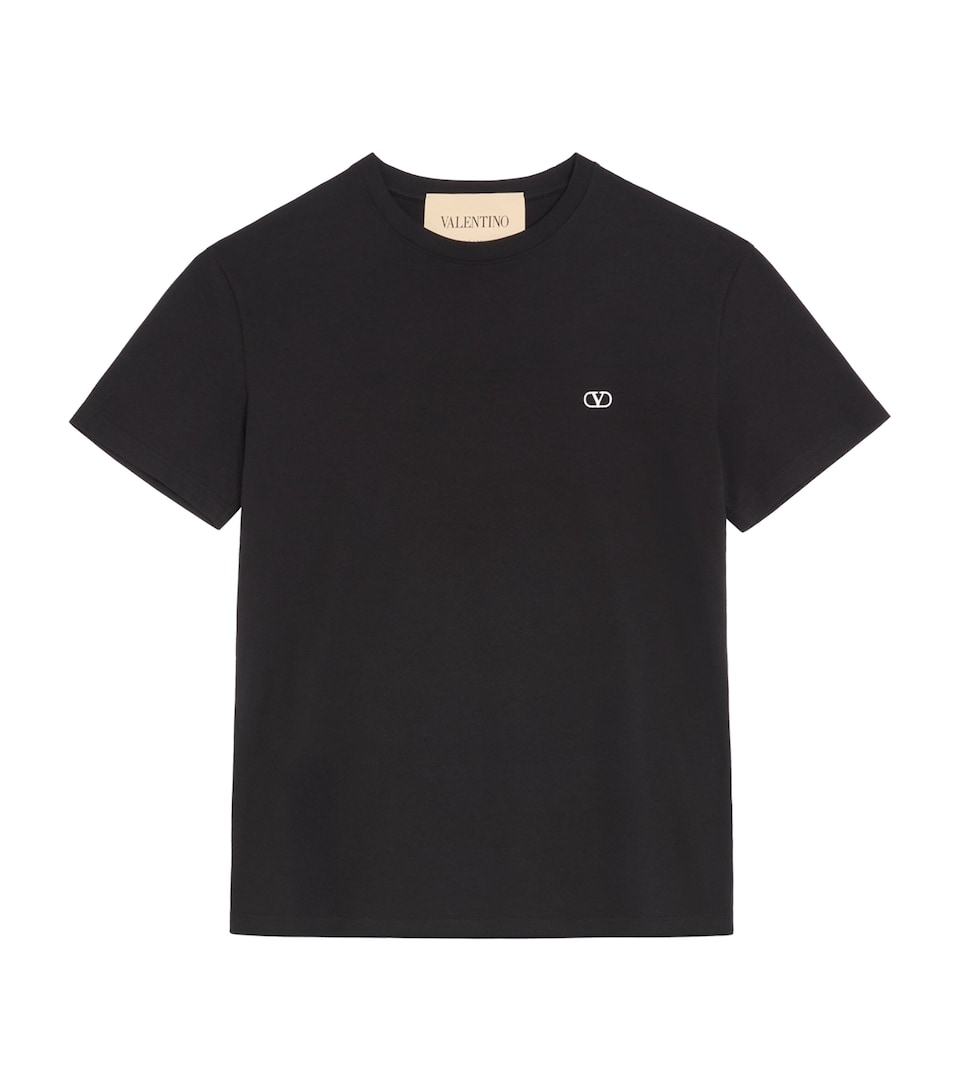 Valentino Mens Cotton VLogo T-Shirt