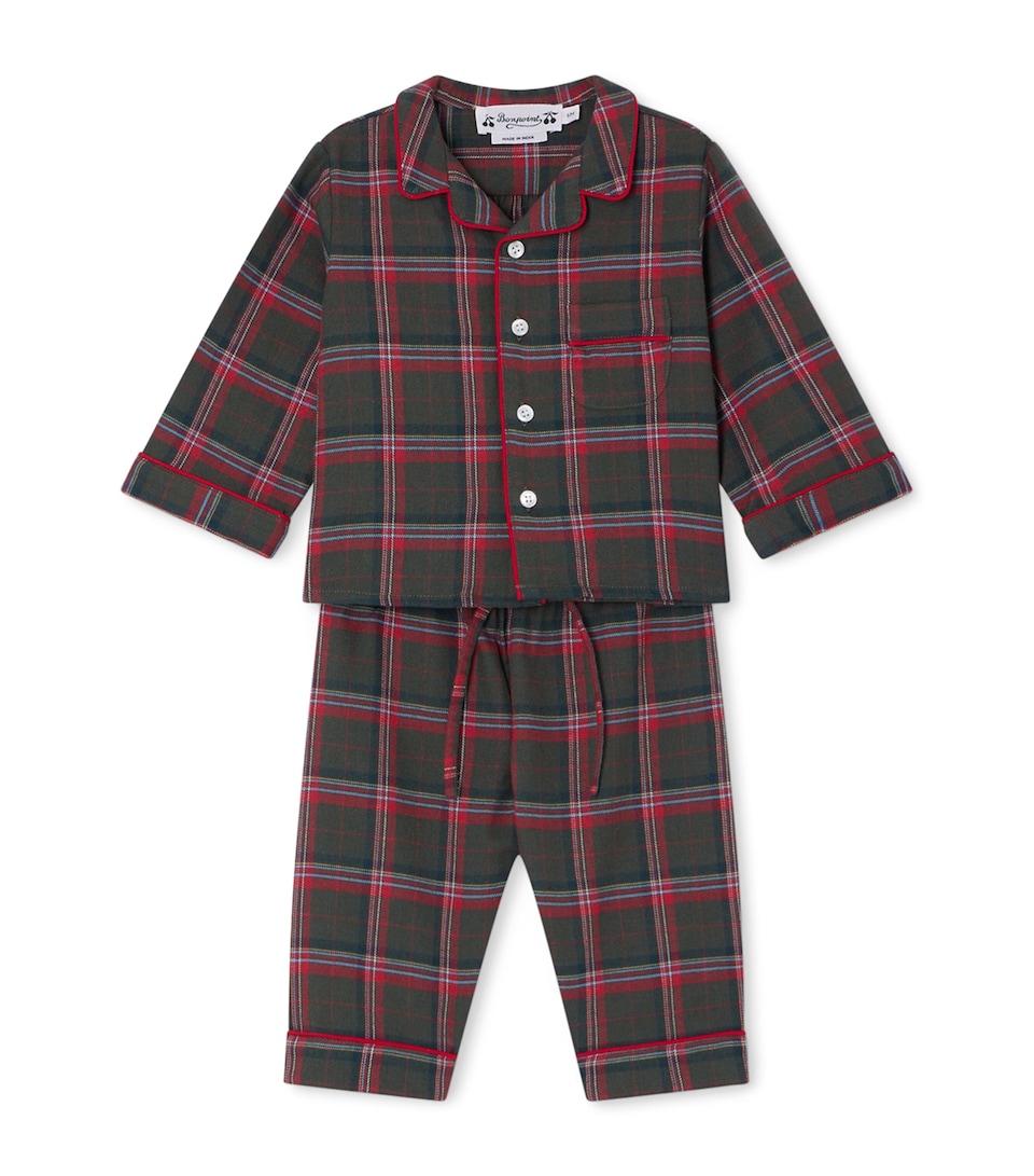Organic Cotton Plaid Joan Pyjamas (6-18 Months)
