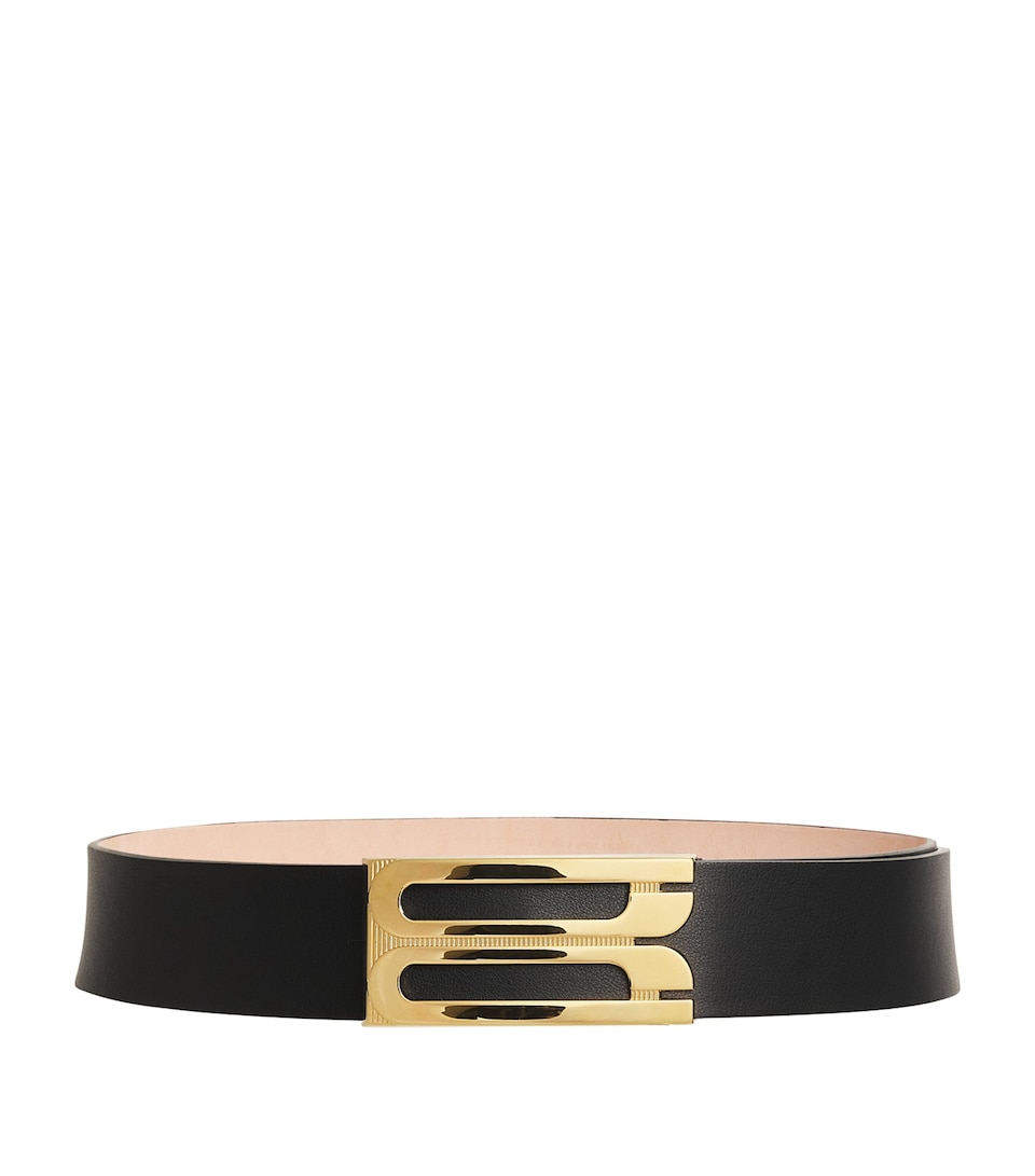 Jumbo Leather Frame Belt