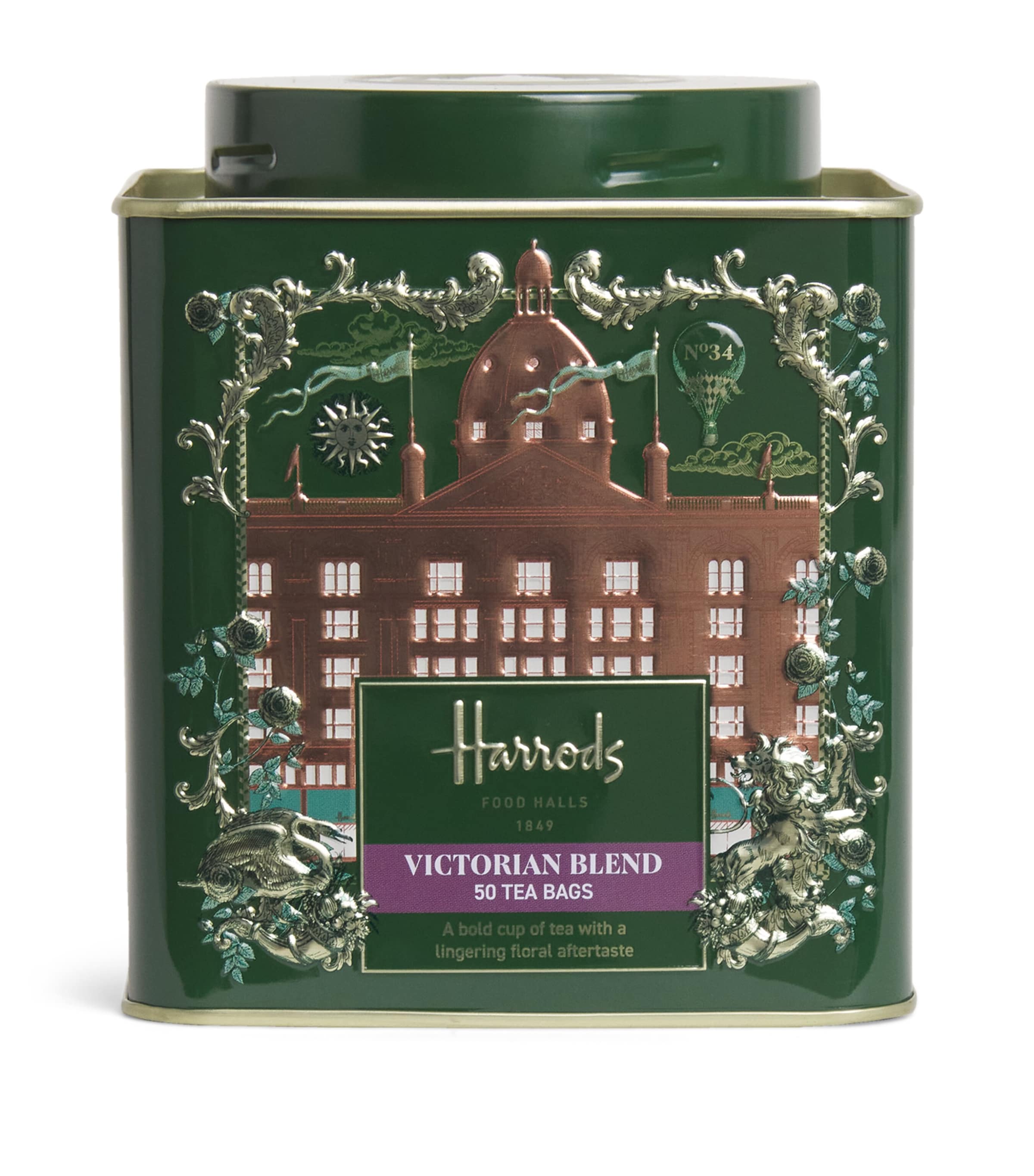 茶 Harrods Tea Harrods No. 86 Ginger Flavoured Black Loose Leaf Tea (125g