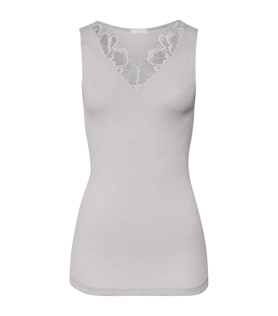 Wool-Silk Celeste Tank Top