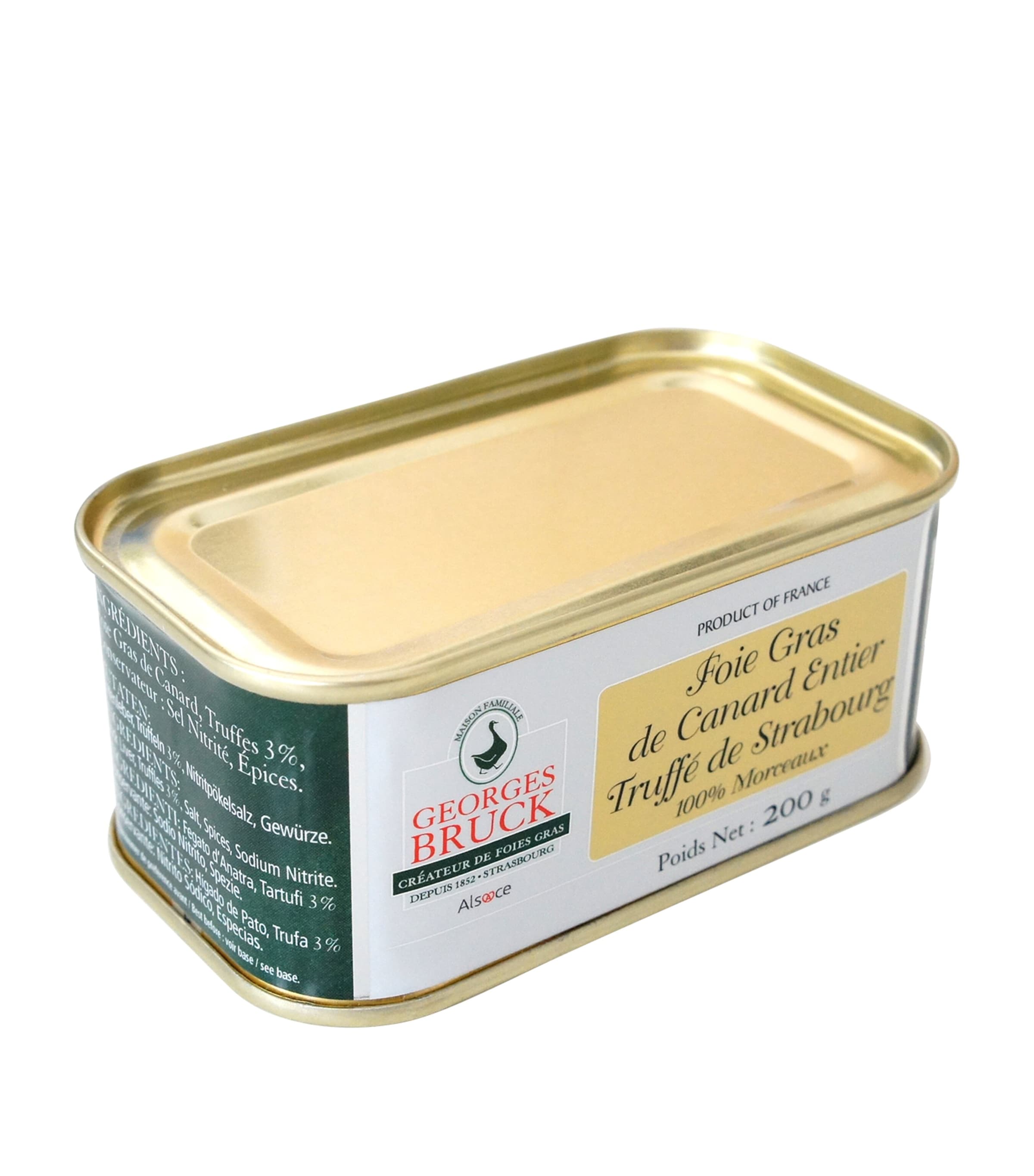 GEORGES BRUCK Duck Foie Gras with Truffle (200g)