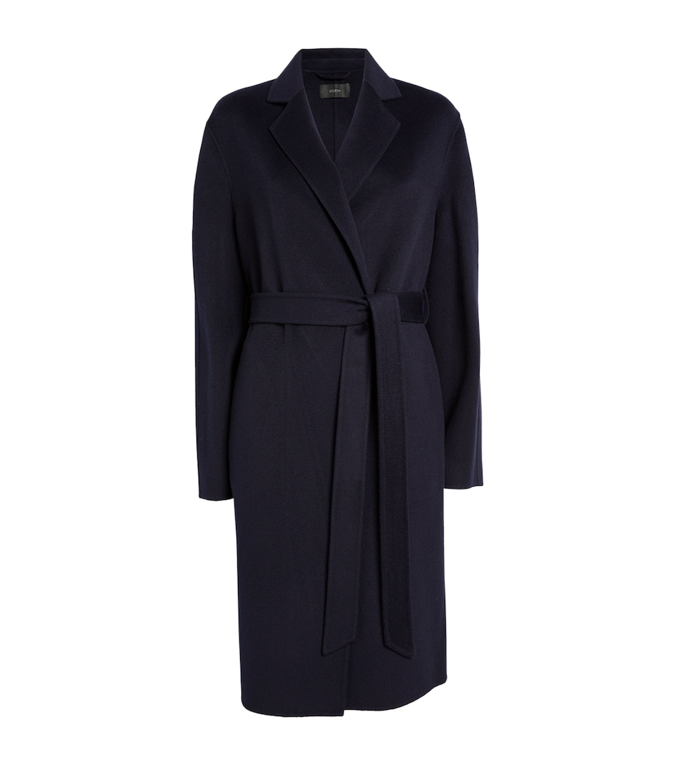 Wool-Cashmere Long Cenda Coat