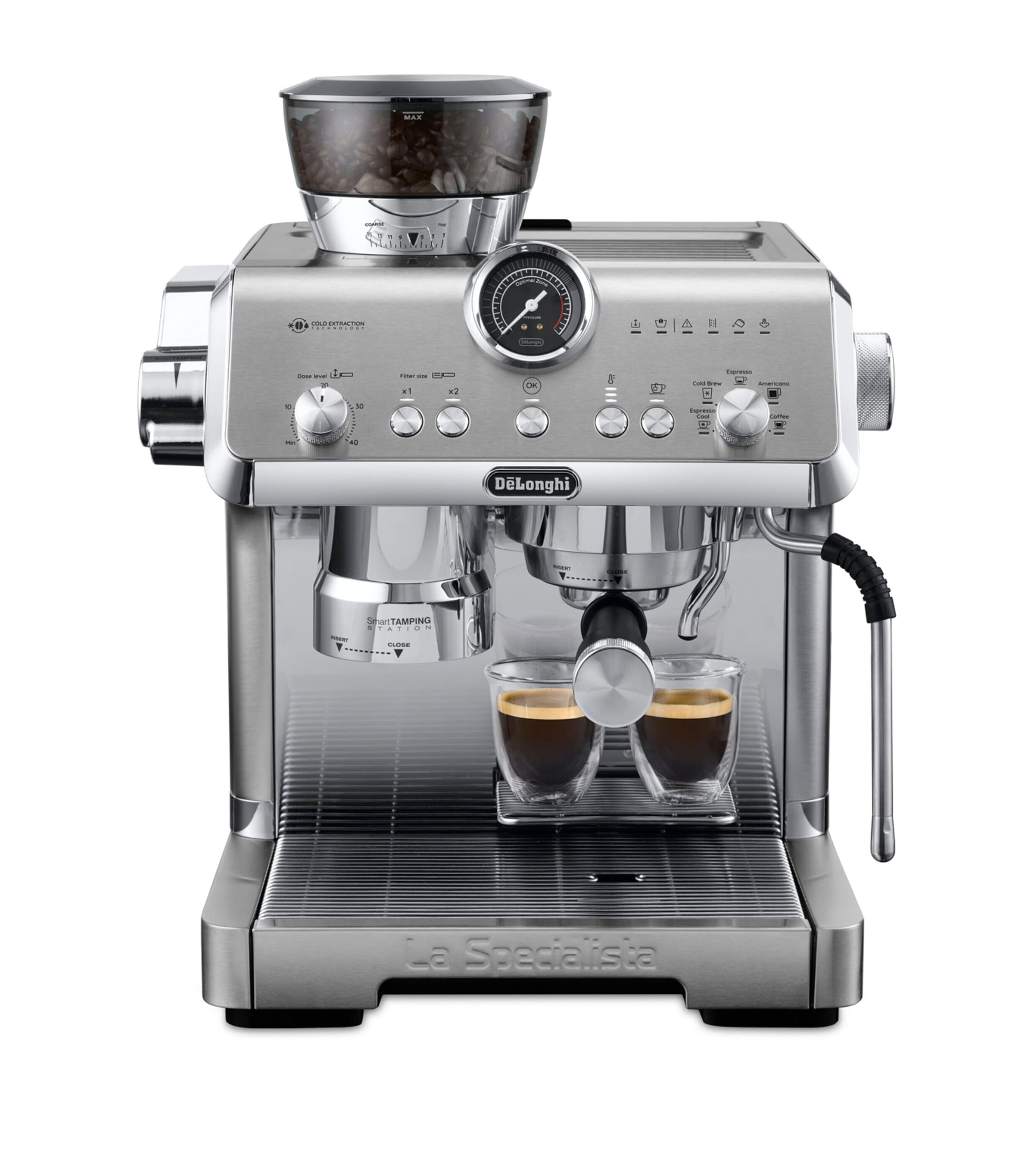 De'Longhi La Specialista Opera Coffee Machine Silver