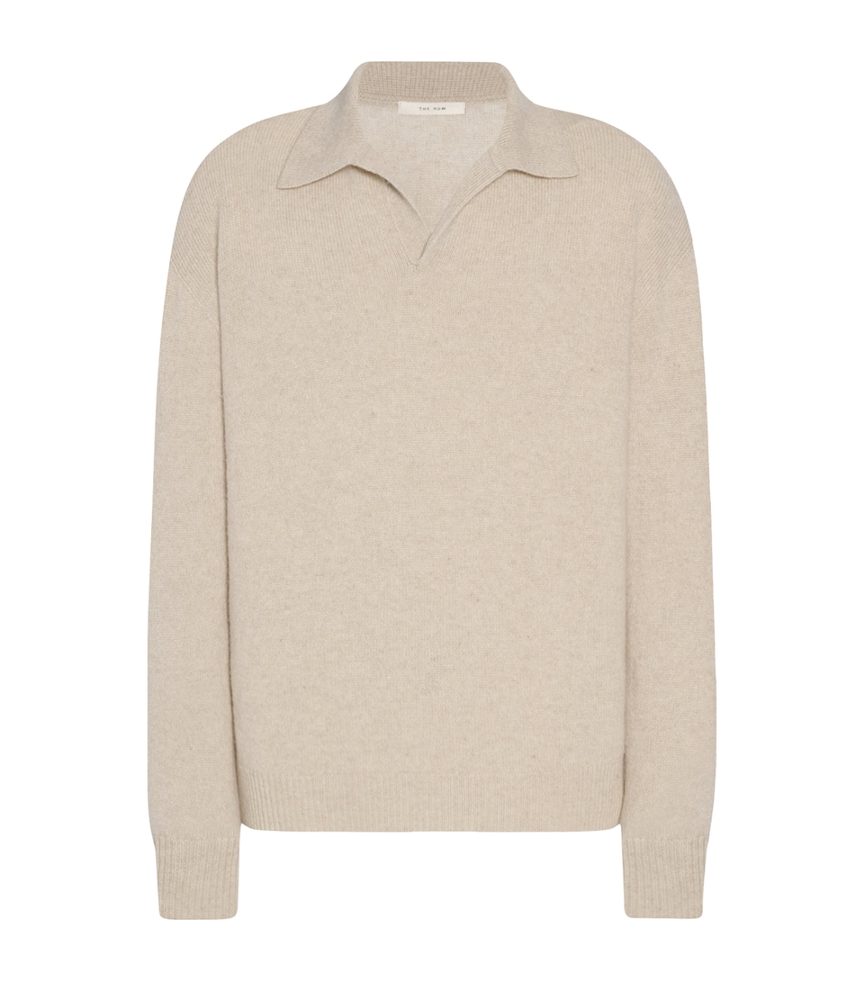 Leach Cashmere Polo Sweater