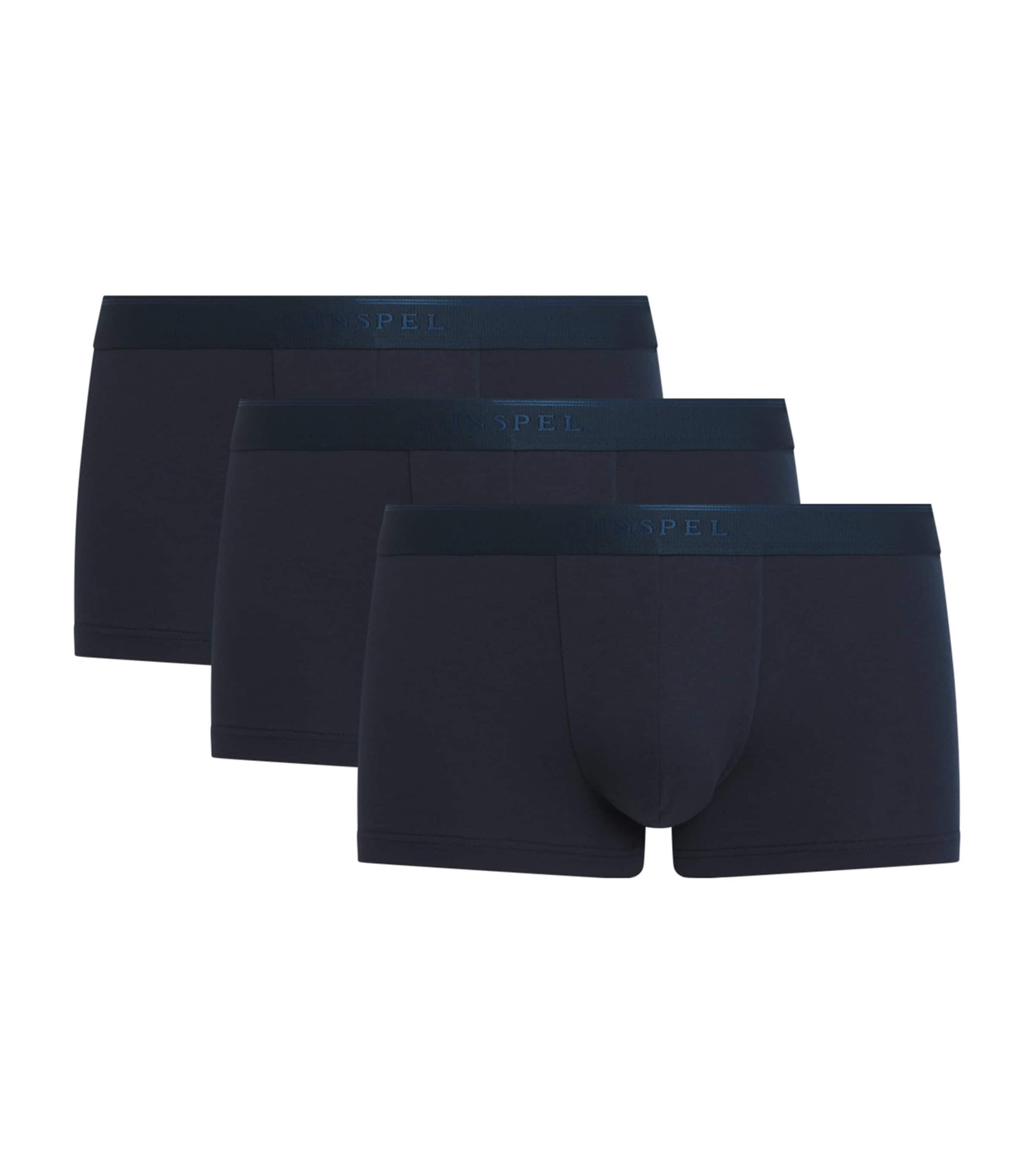 Sunspel Mens Stretch-Cotton Trunks (Pack of 3) Buaa