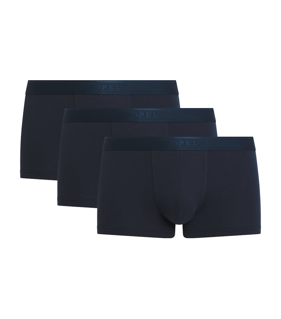 Sunspel Mens Stretch-Cotton Trunks (Pack of 3) Buaa