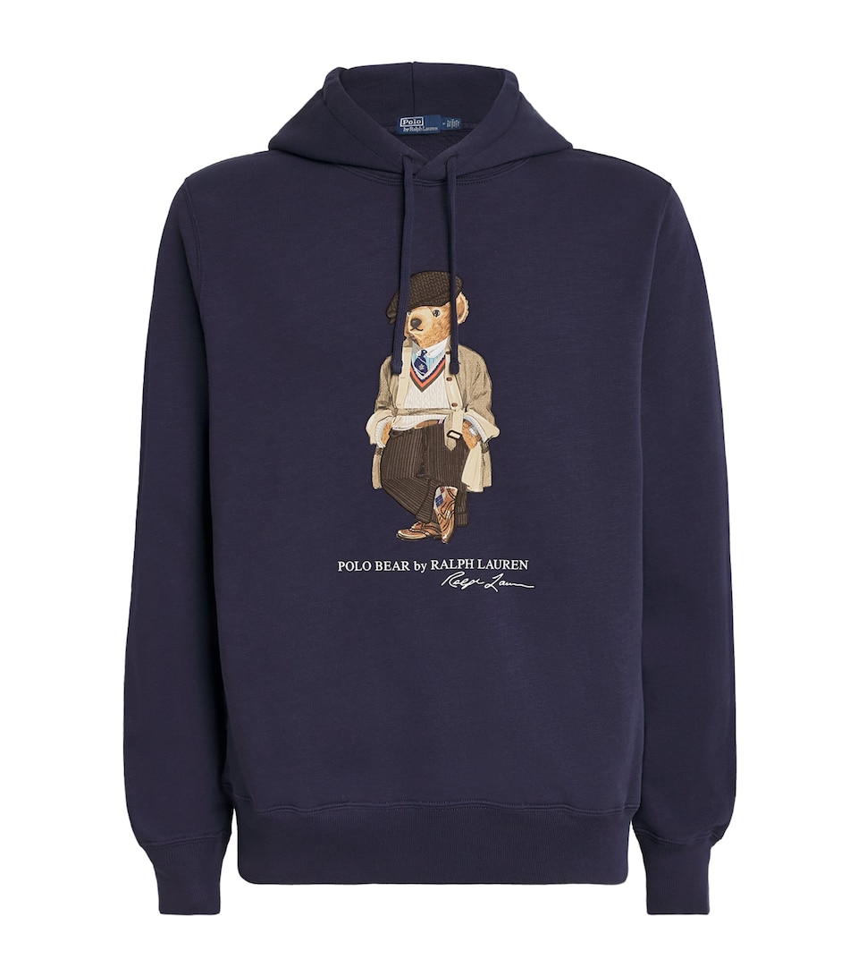 Cotton-Blend Polo Bear Hoodie