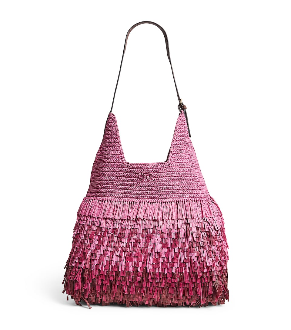 Straw Shag Tote Bag
