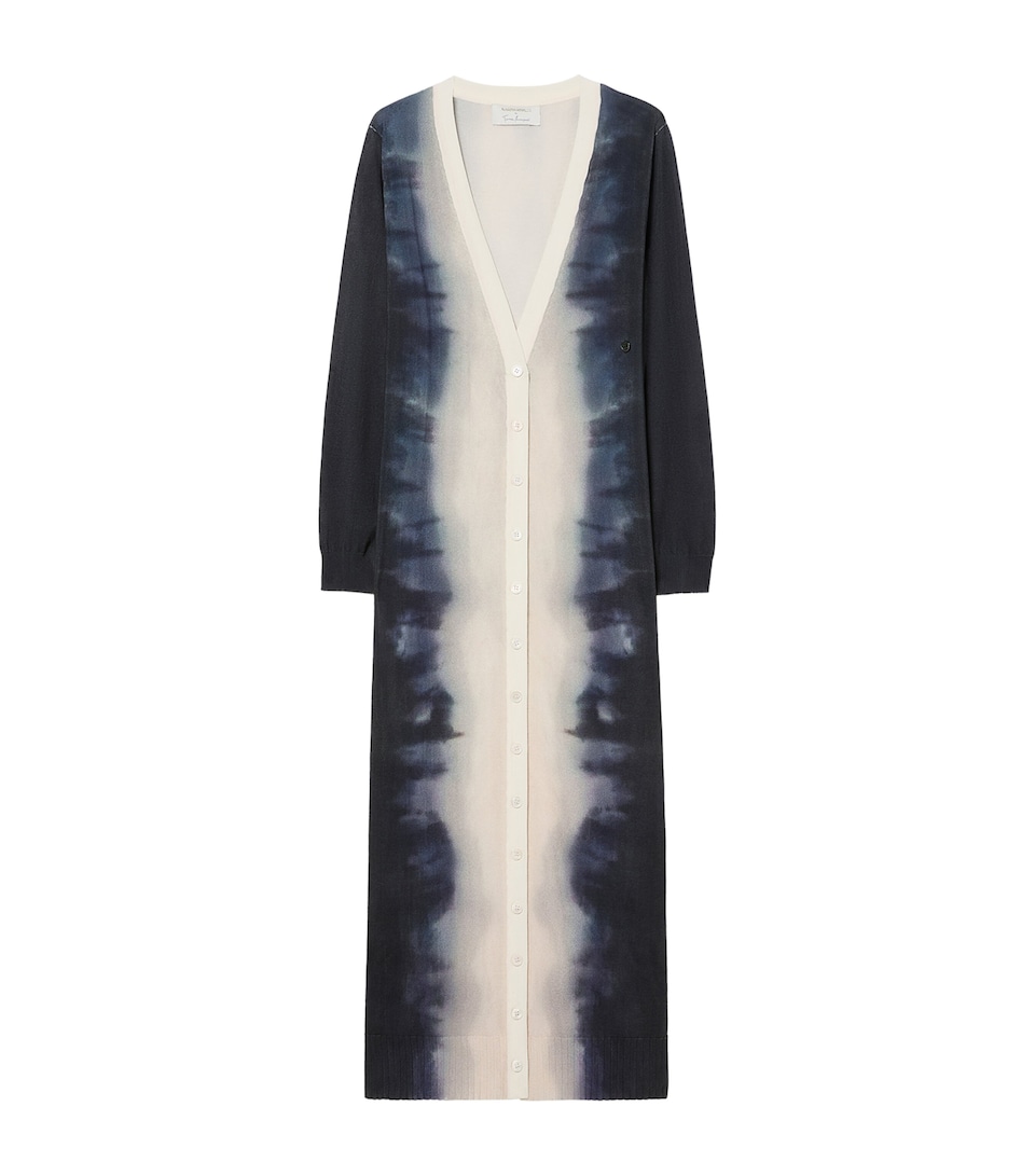 Marina Rinaldi Womens Knitted Cardigan Midi Dress Black