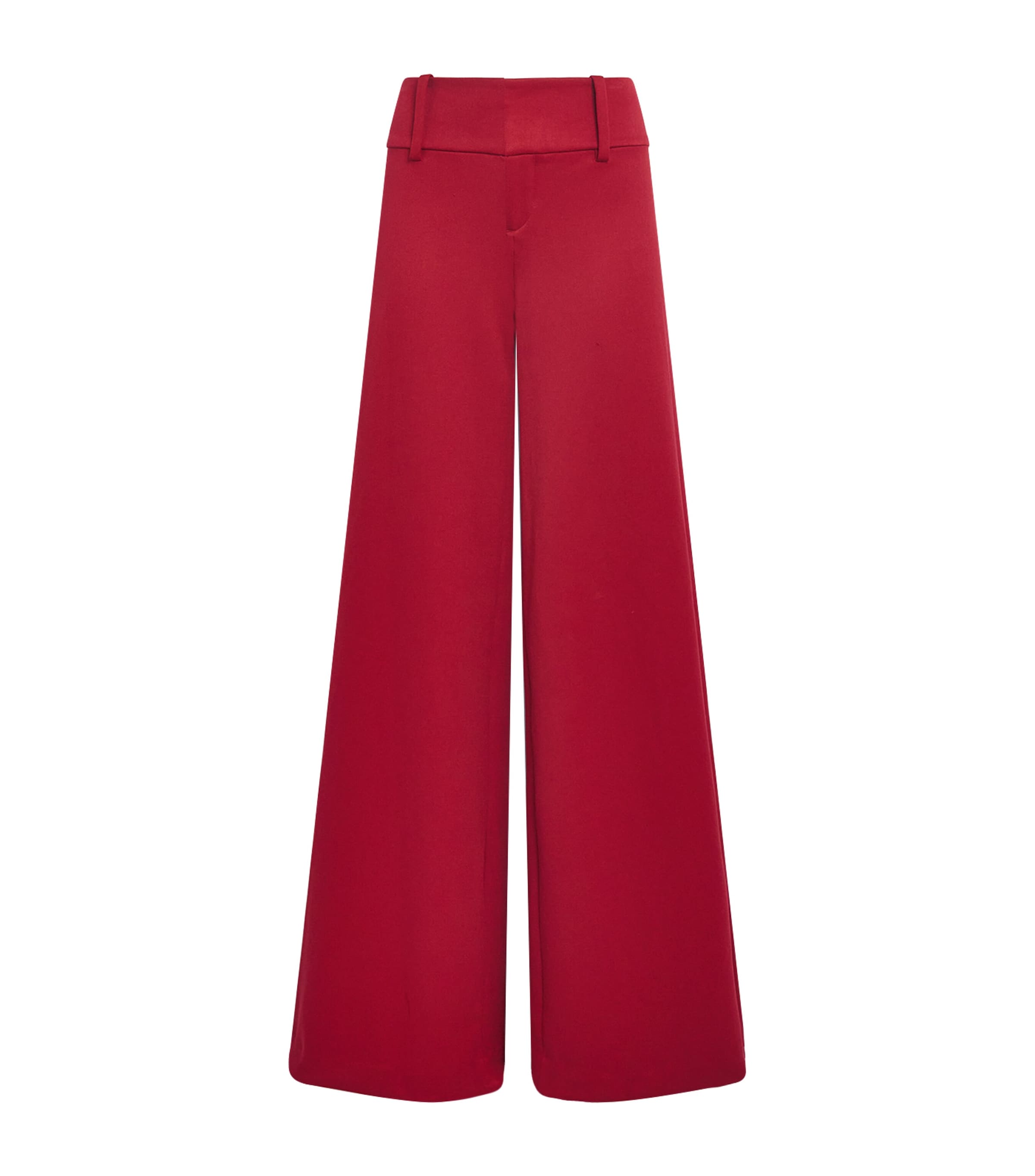 Alice+Olivia Womens Olivia Flare Trousers Garnet