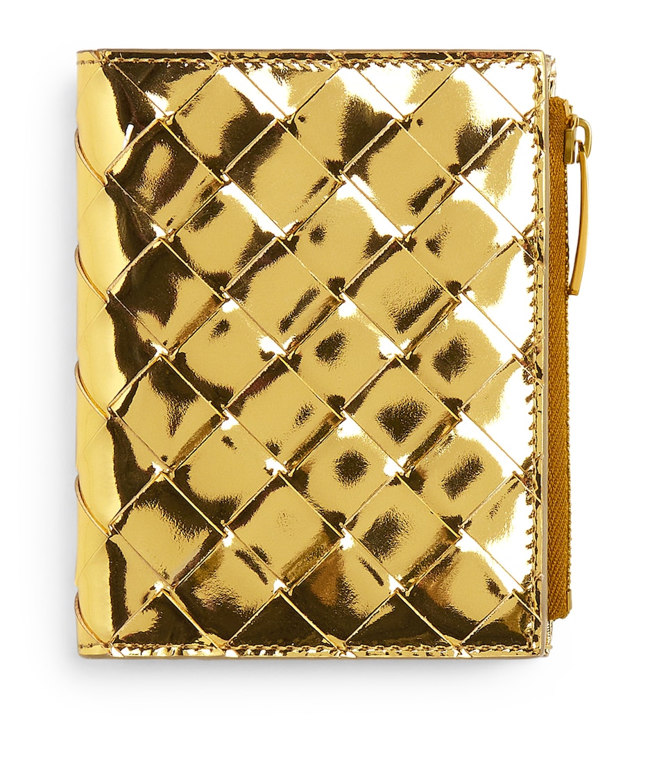 Leather Intrecciato Purse