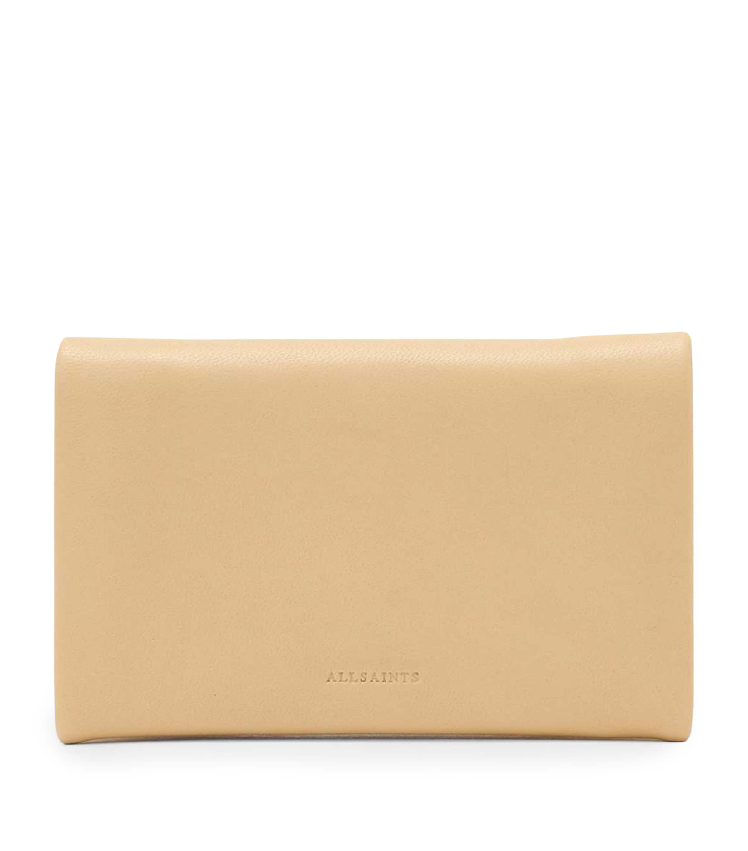 AllSaints Leather Harluna Wallet Mellow Yellow